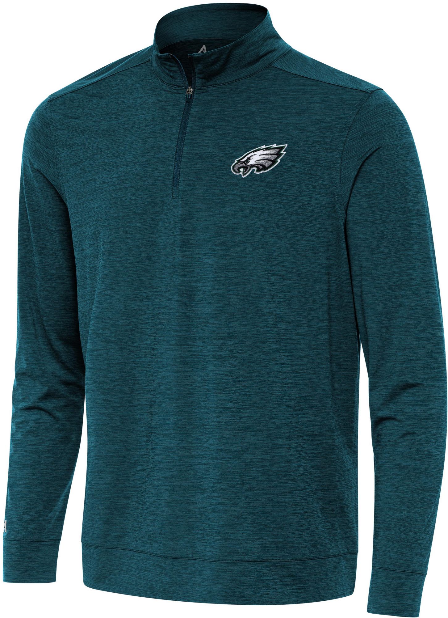 Antigua Men's Philadelphia Eagles Bright 1/4 Zip Pullover