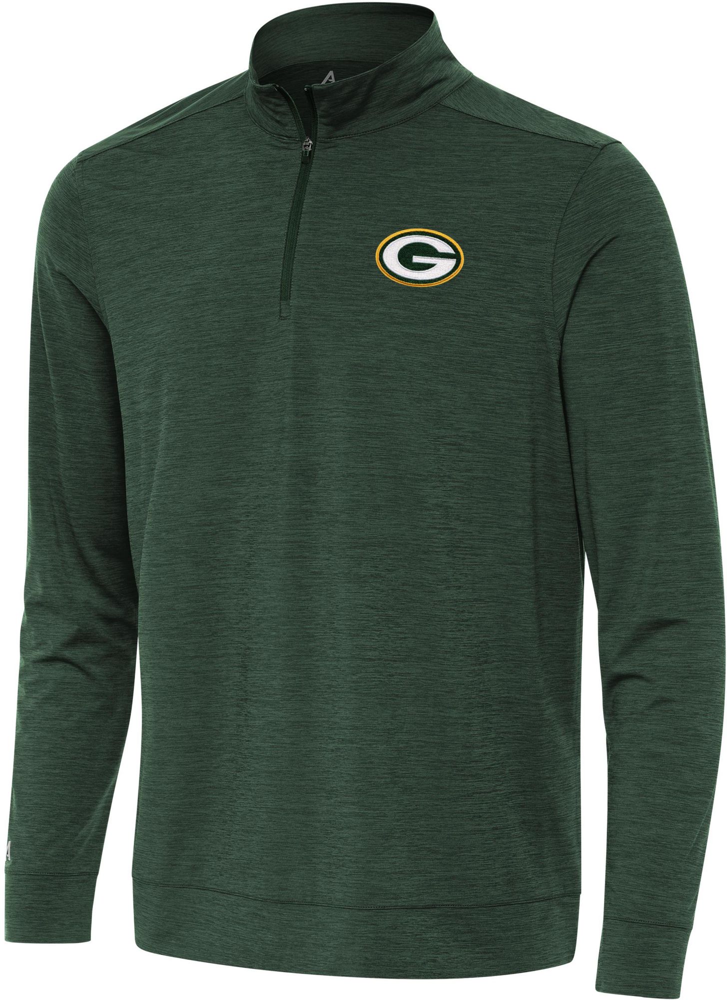 Antigua Men's Green Bay Packers Bright 1/4 Zip Pullover