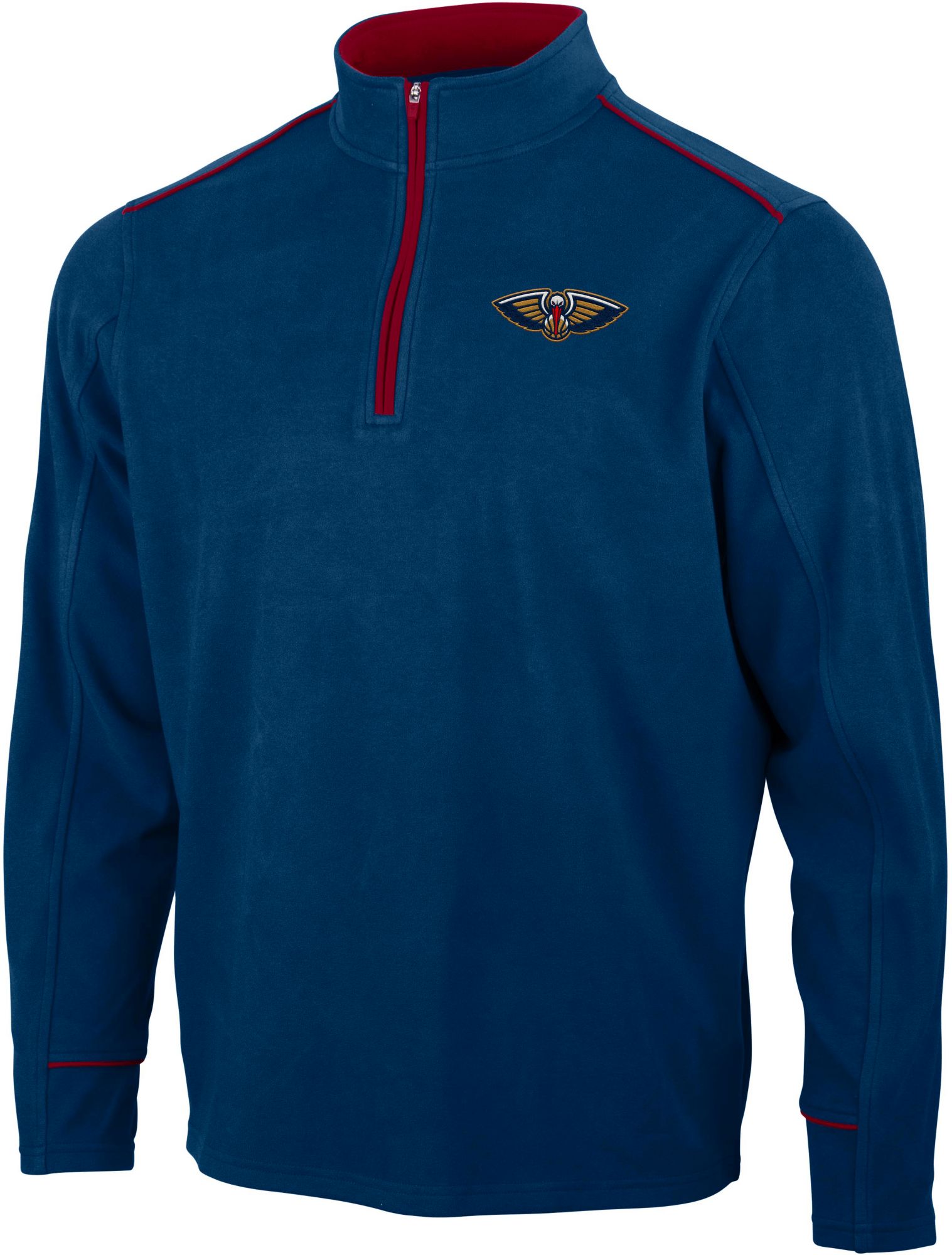 Antigua Men's New Orleans Pelicans Leverage 1/4 Zip Pullover