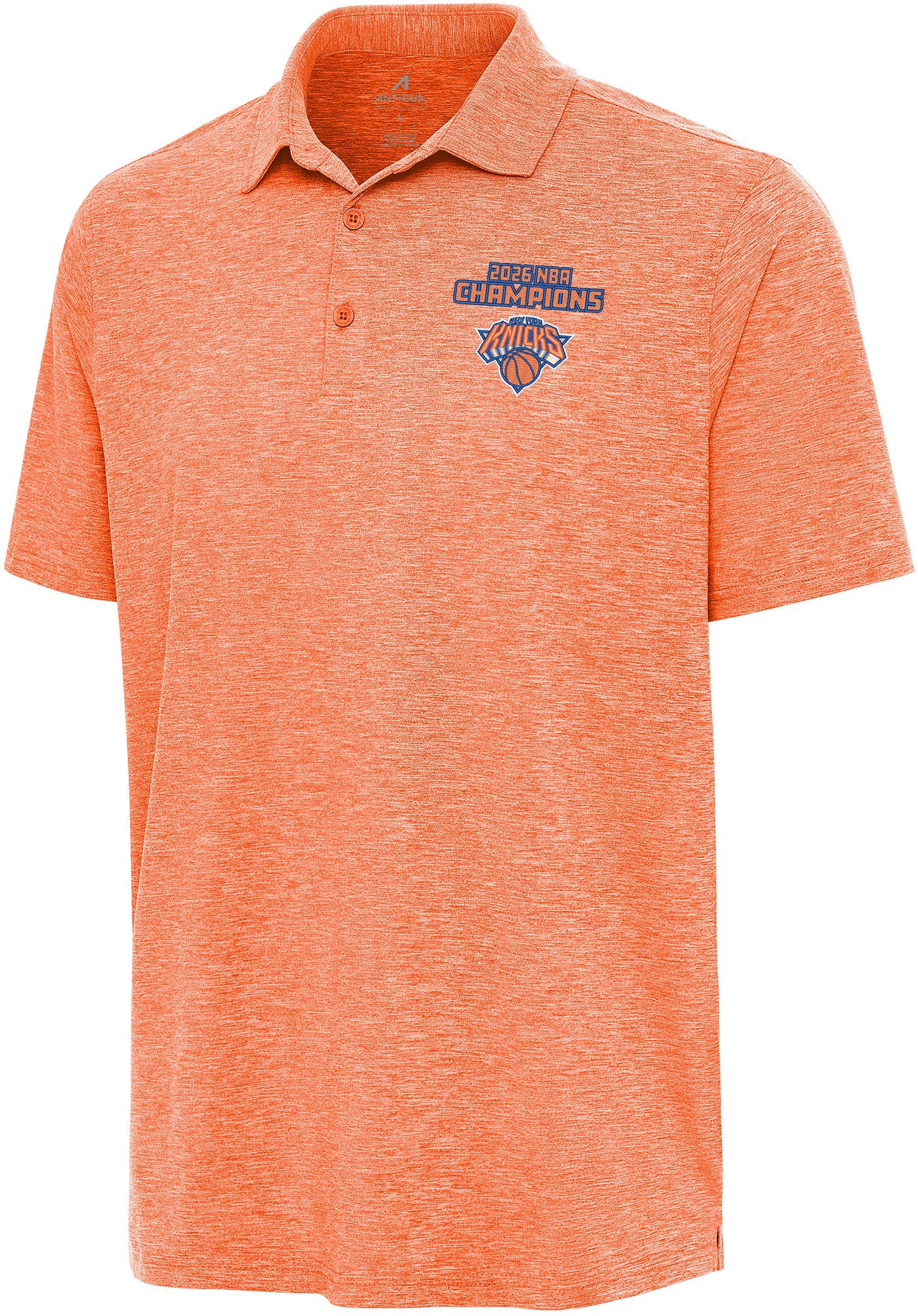 Antigua Adult 2026 NBA Champions New York Knicks Par 3 Polo