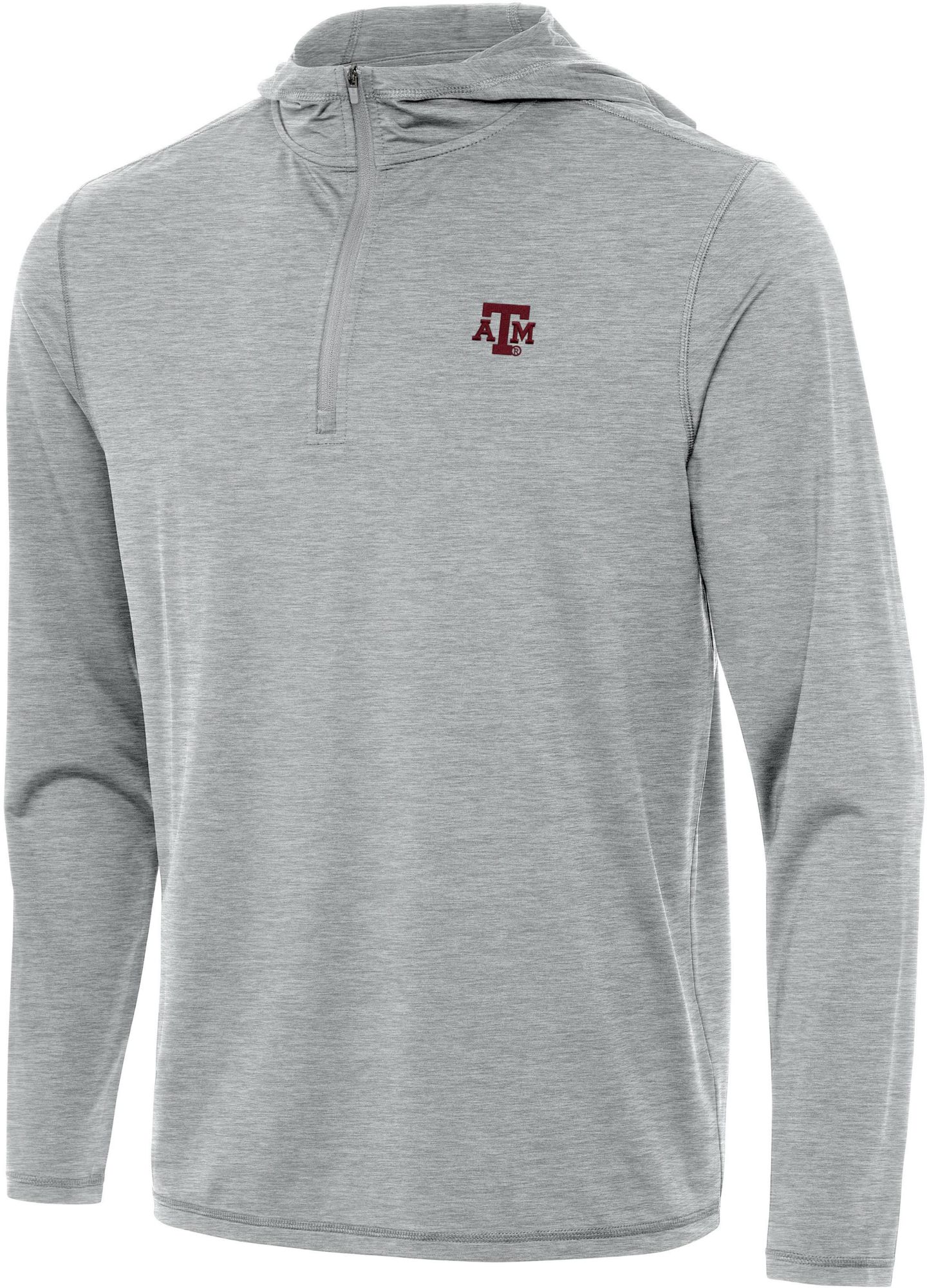 Antigua Men's Texas A&amp;M Aggies Tidy Hood 1/4 Zip