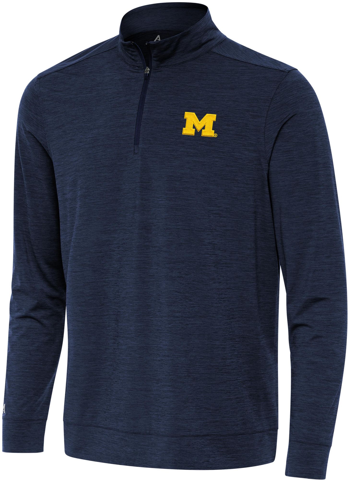 Antigua Men's Michigan Wolverines Bright Mock 1/4 Zip