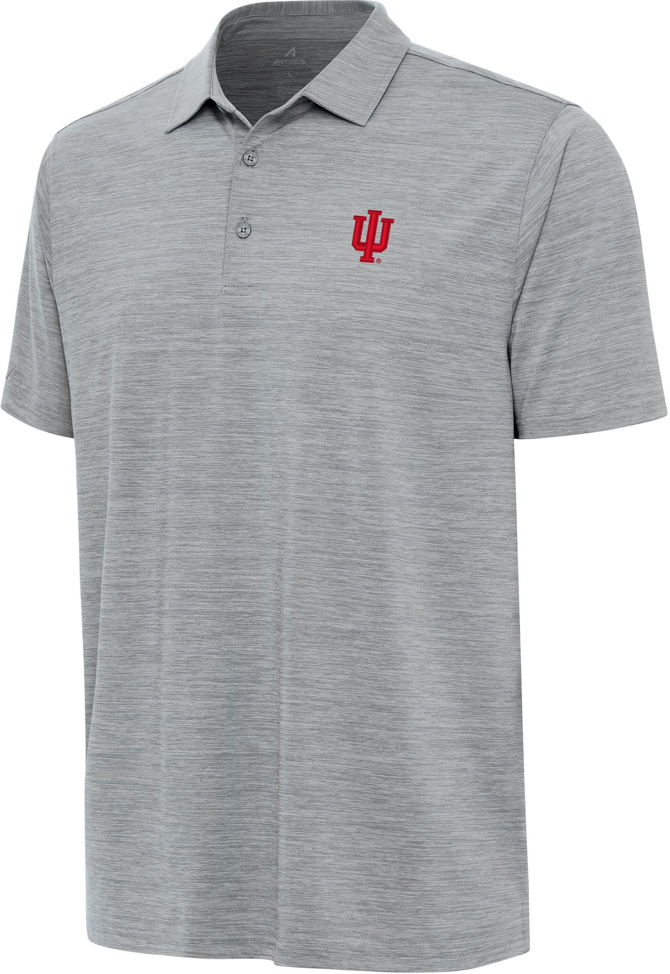 Antigua Men's Indiana Hoosiers Layout Polo