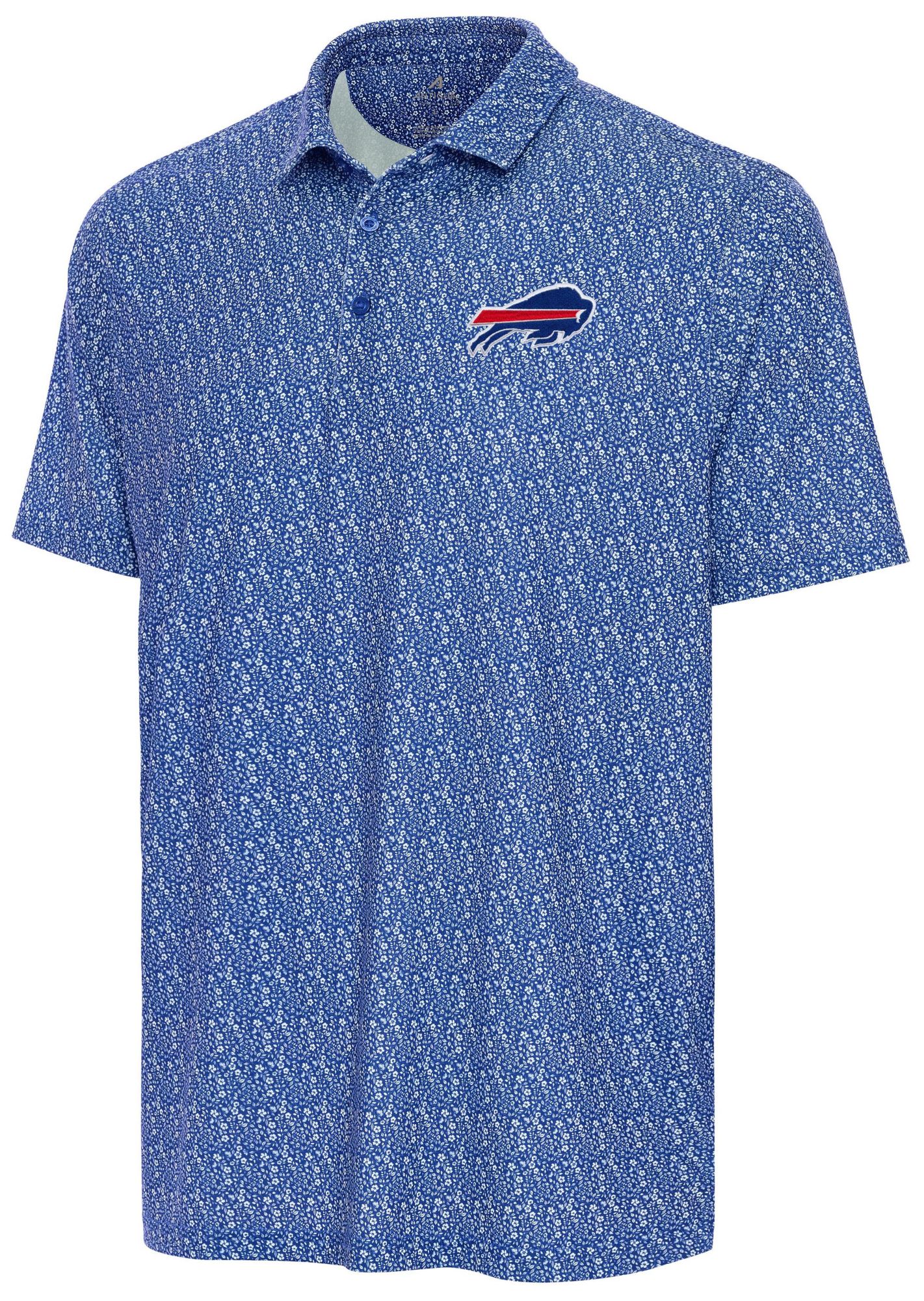 Antigua Men's Buffalo Bills Royal Botanic Polo