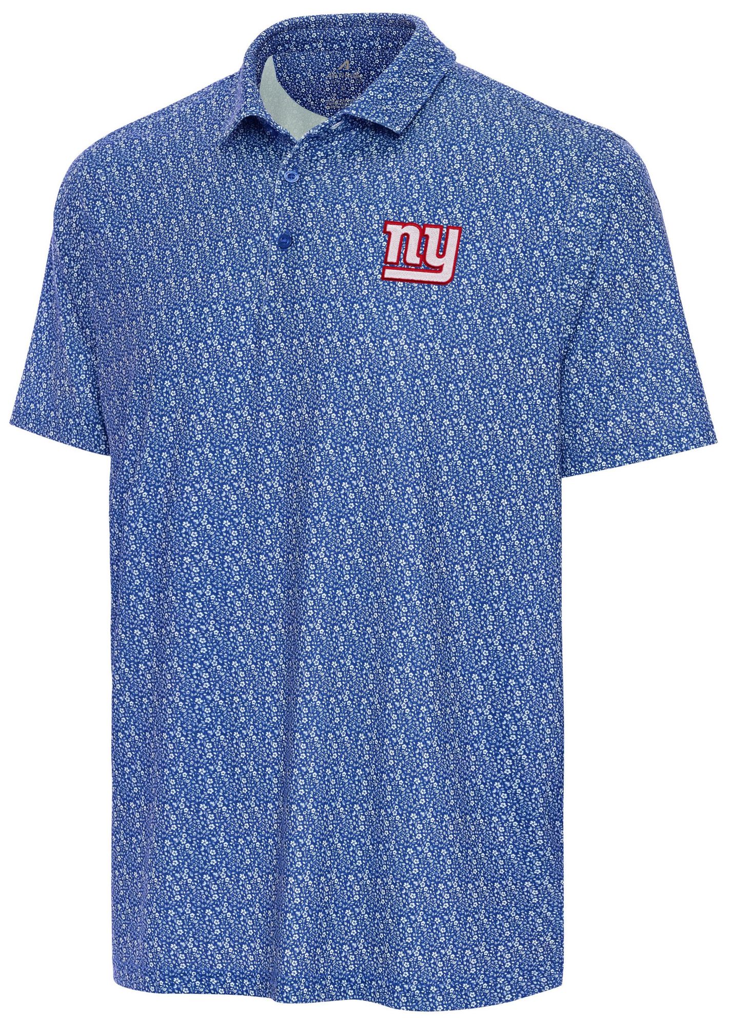 Antigua Men's New York Giants Royal Botanic Polo