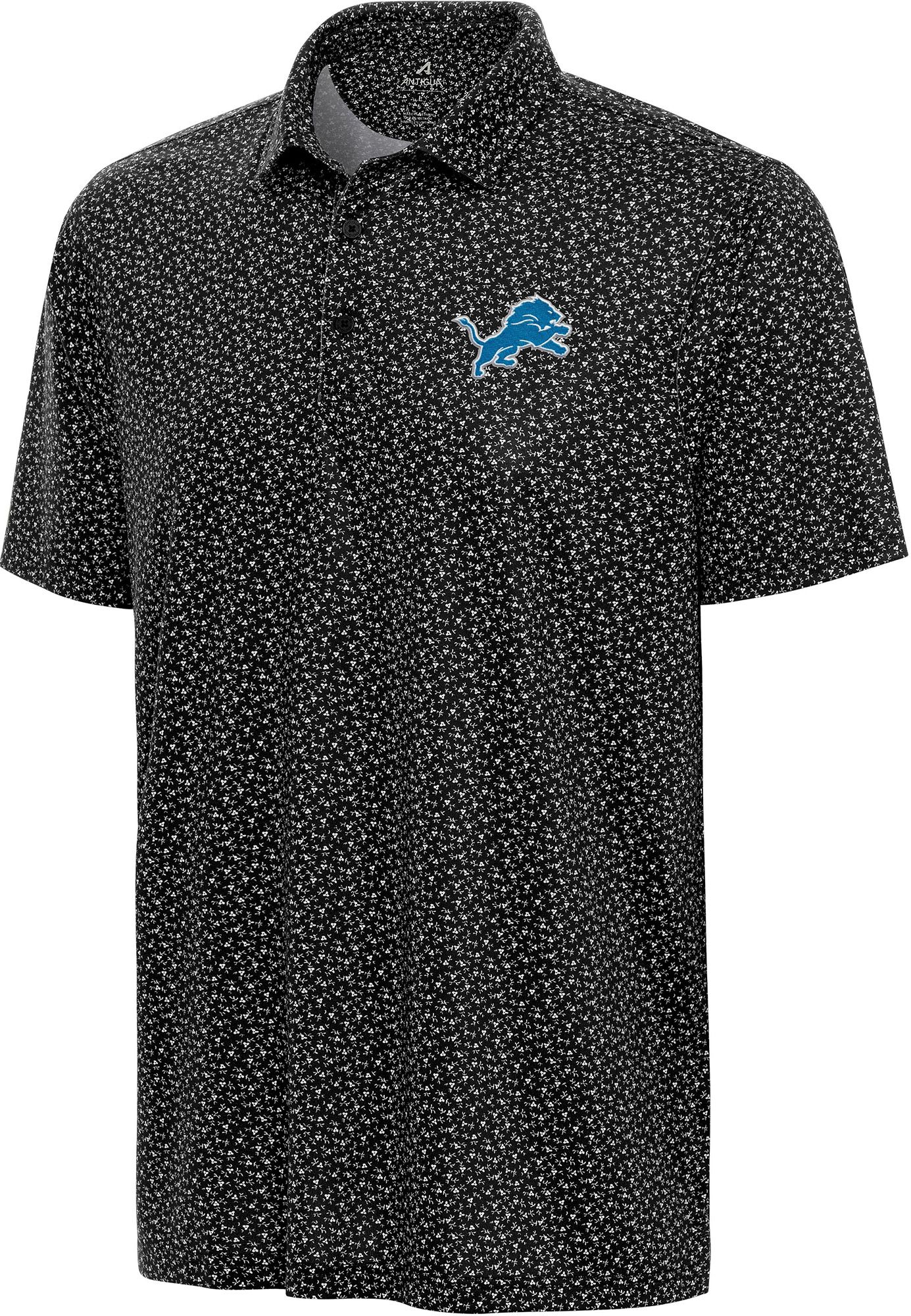 Antigua Men's Detroit Lions Vigorous Polo
