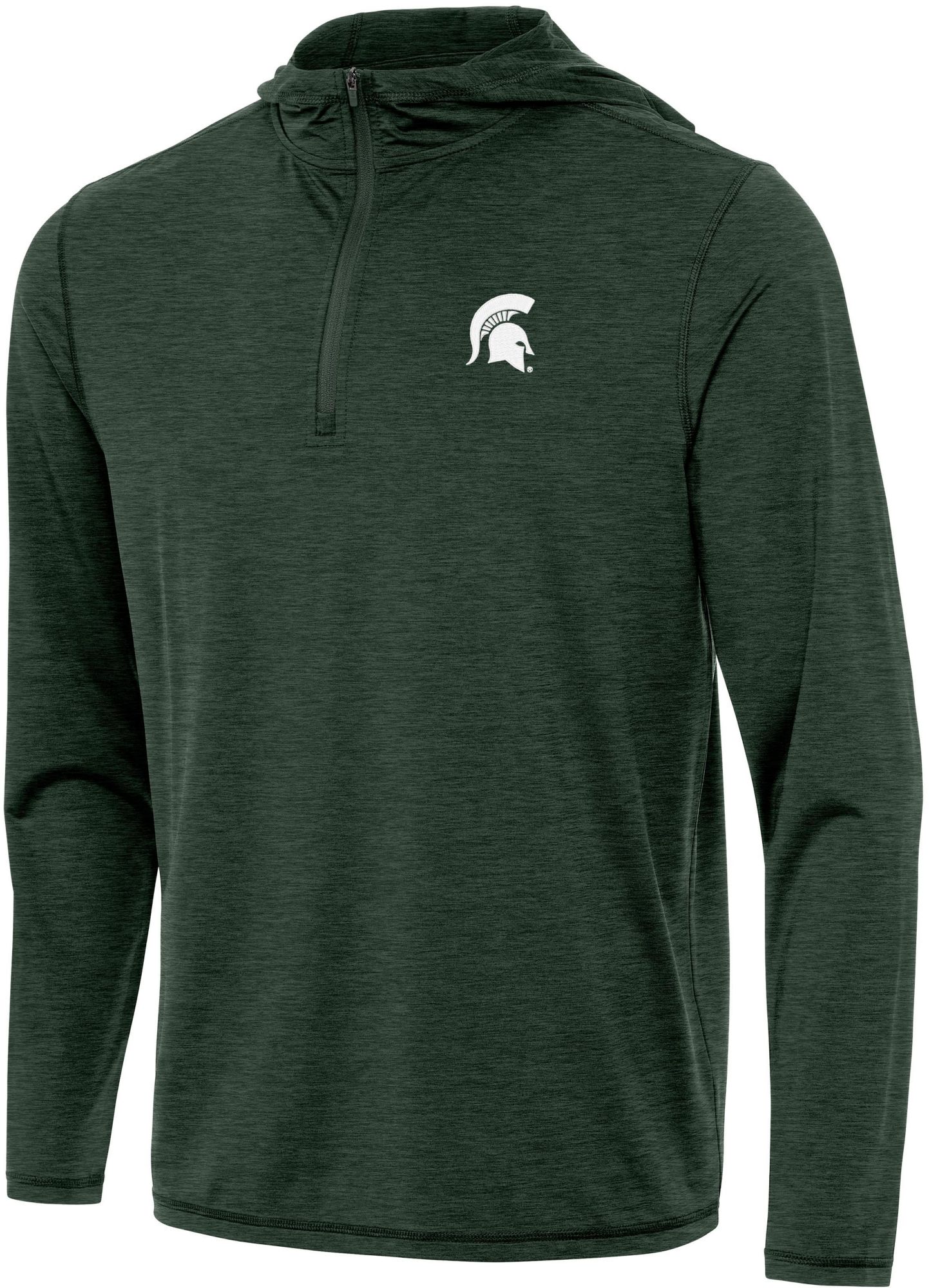 Antigua Men's Michigan State Spartans Tidy Hood 1/4 Zip