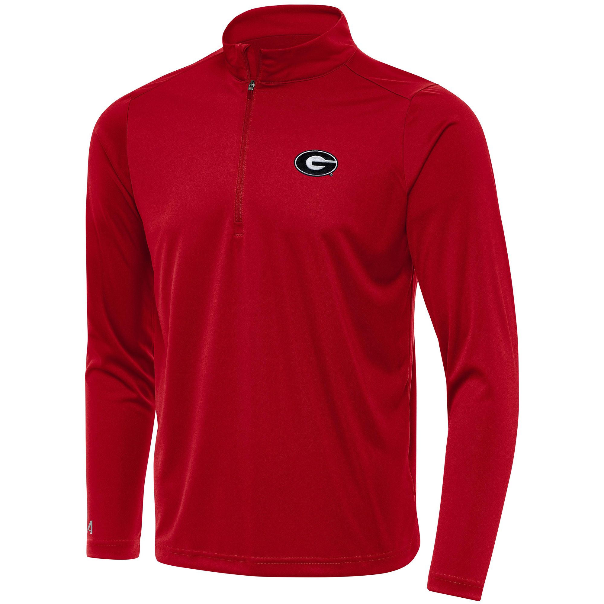 Antigua Men's Georgia Bulldogs Tribute Red 1/4 Zip Pullover