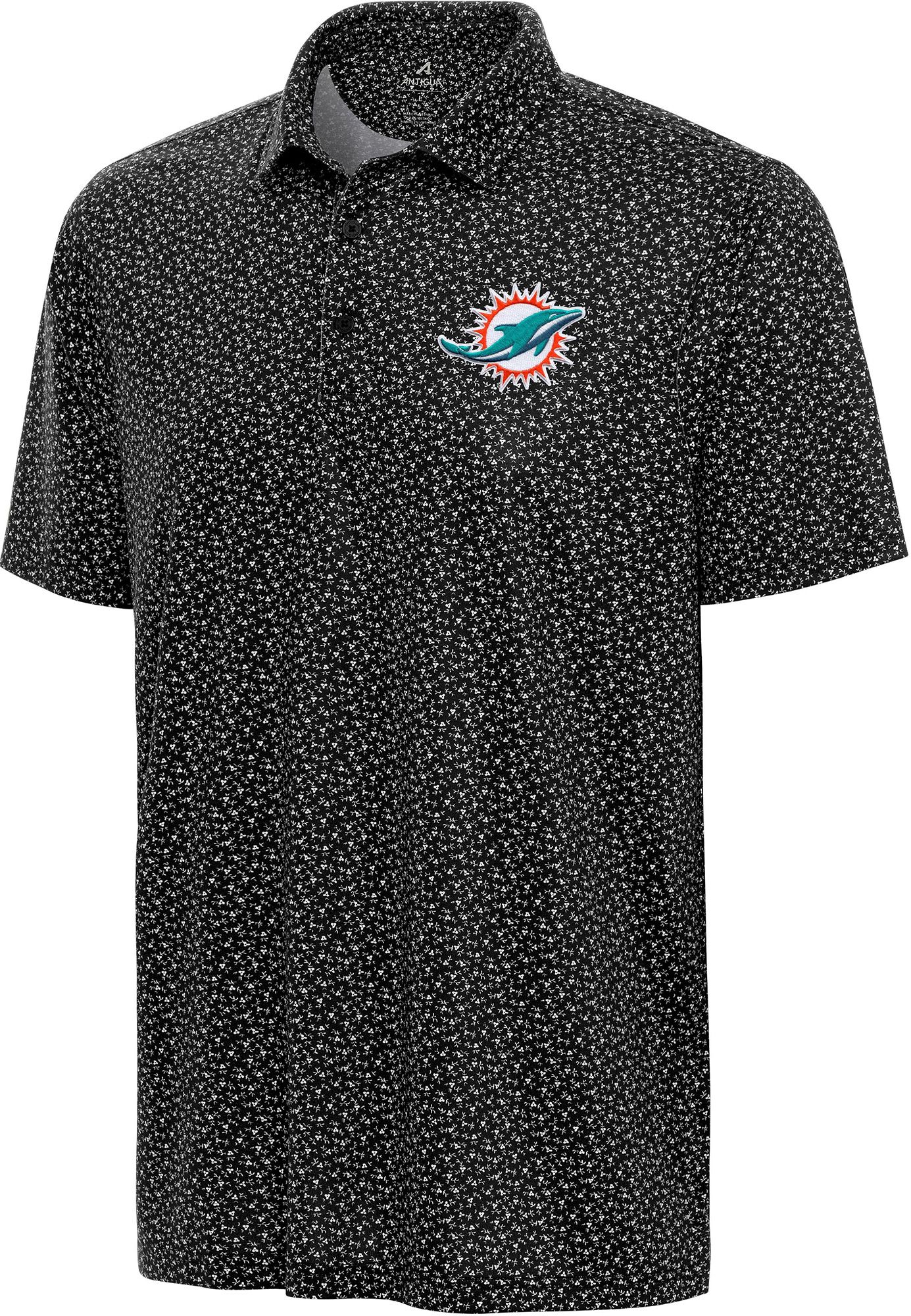 Antigua Men's Miami Dolphins Vigorous Polo