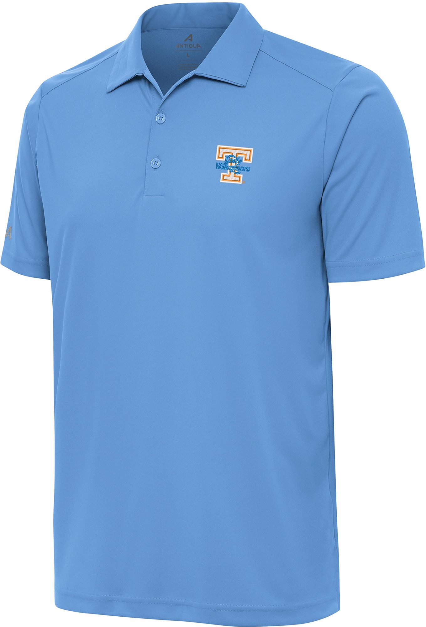 Antigua Men's Tennessee Volunteers Columbia Blue Tribute Polo