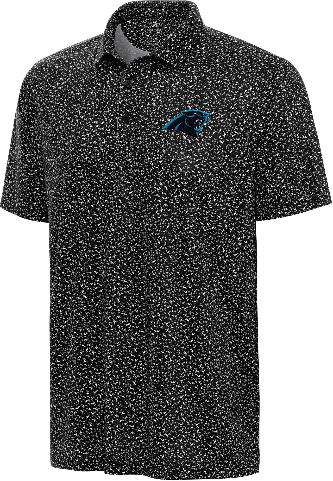 Antigua Men's Carolina Panthers Vigorous Polo