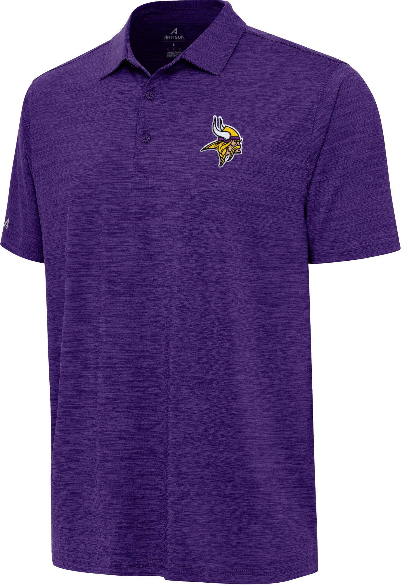 Antigua Men's Minnesota Vikings Layout Polo