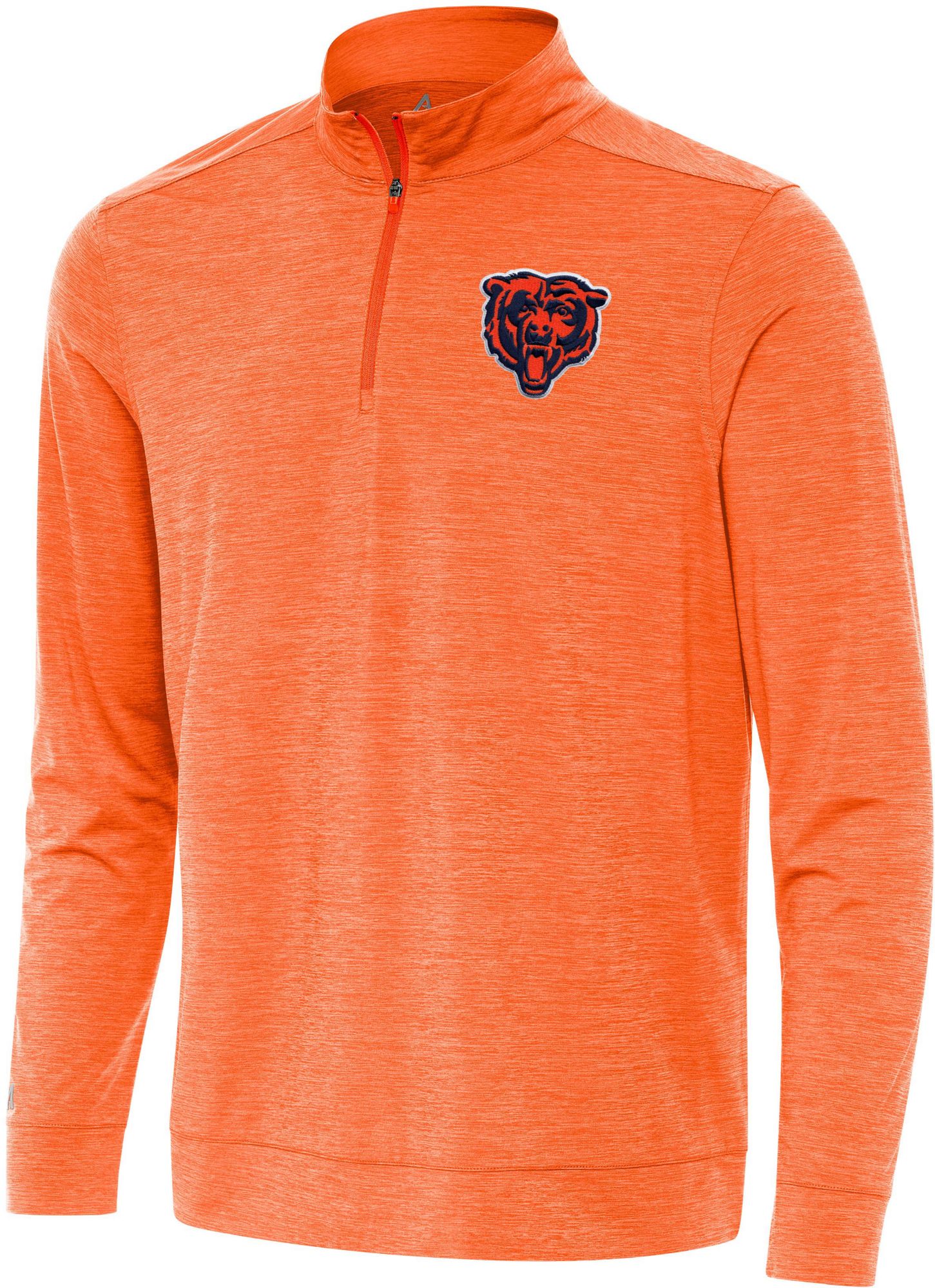 Antigua Men's Chicago Bears Bright 1/4 Zip Pullover