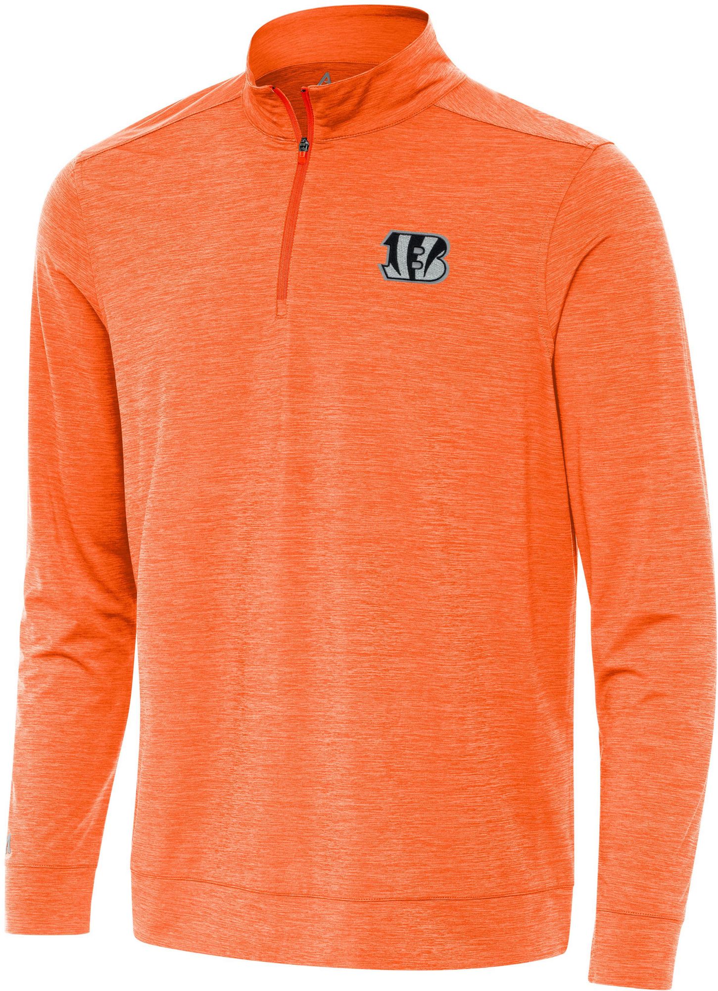 Antigua Men's Cincinnati Bengals Bright 1/4 Zip Pullover