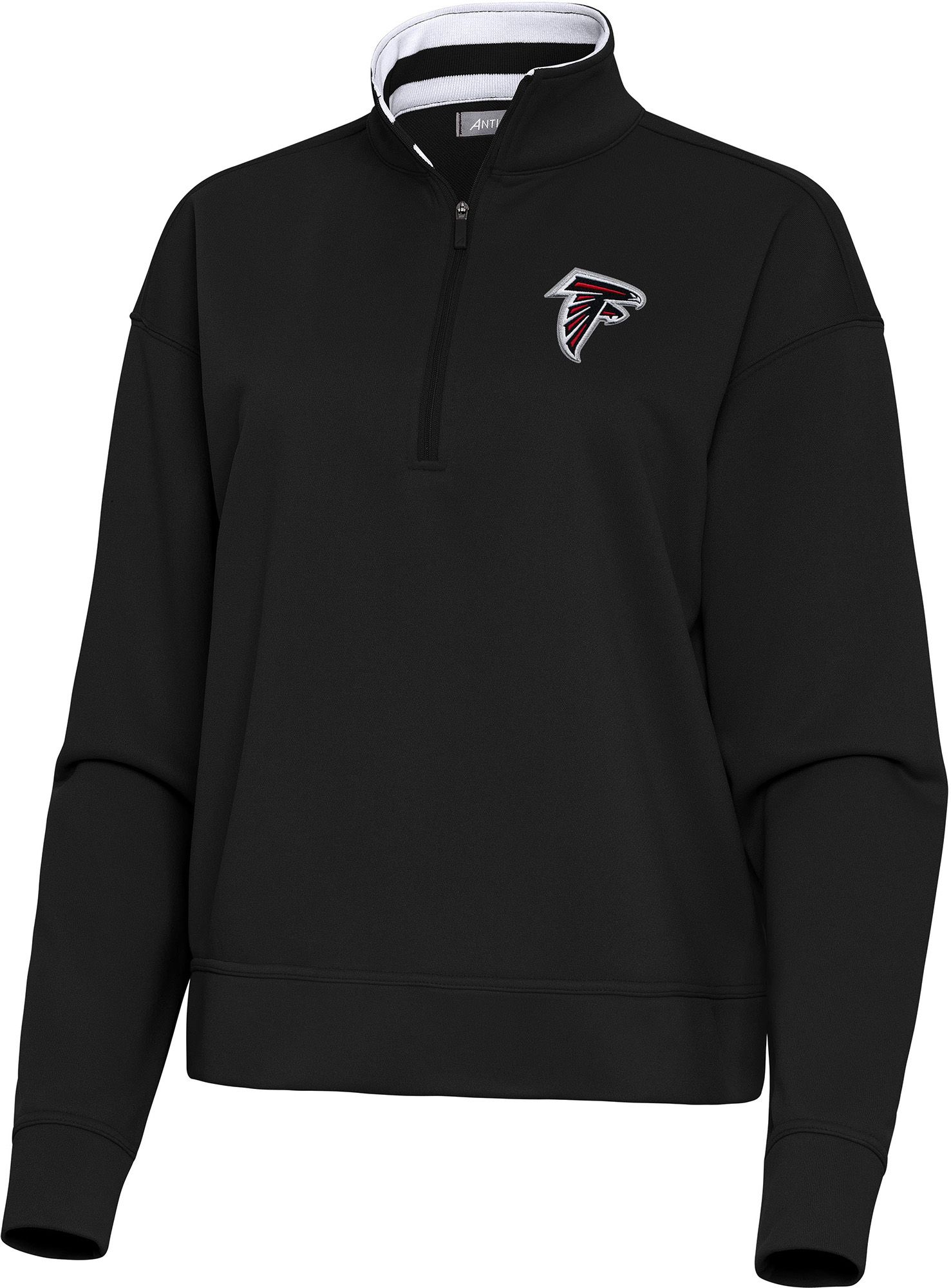 Antigua Women's Atlanta Falcons Goddess 1/2 Zip Pullover