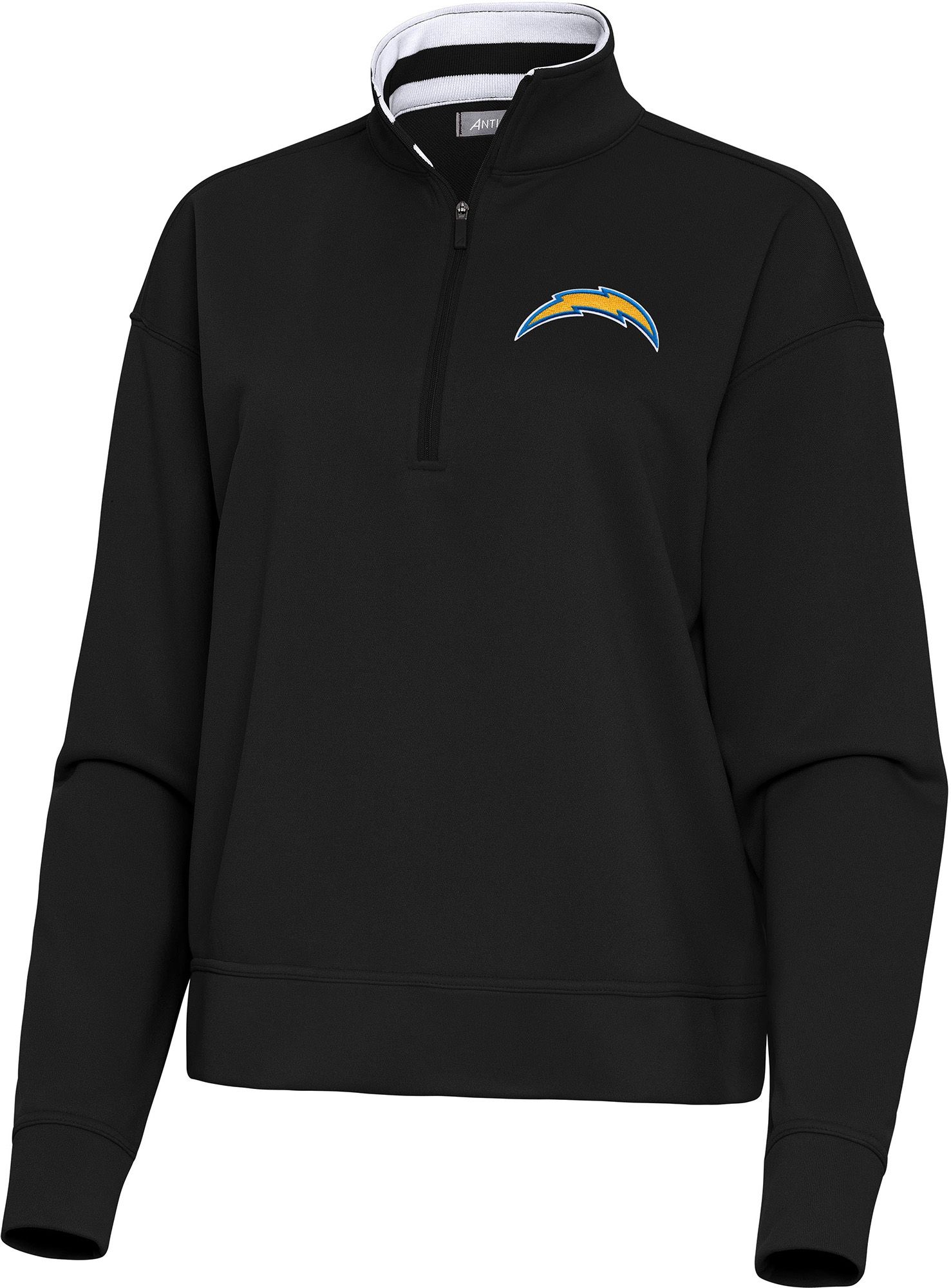 Antigua Women's LA Chargers Goddess 1/2 Zip Pullover