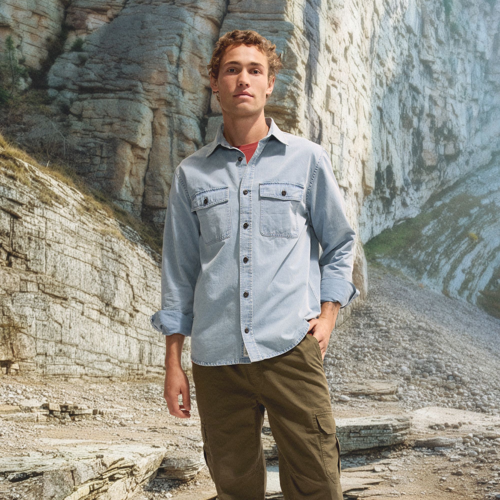 Alpine Design Men's Denim Shirt