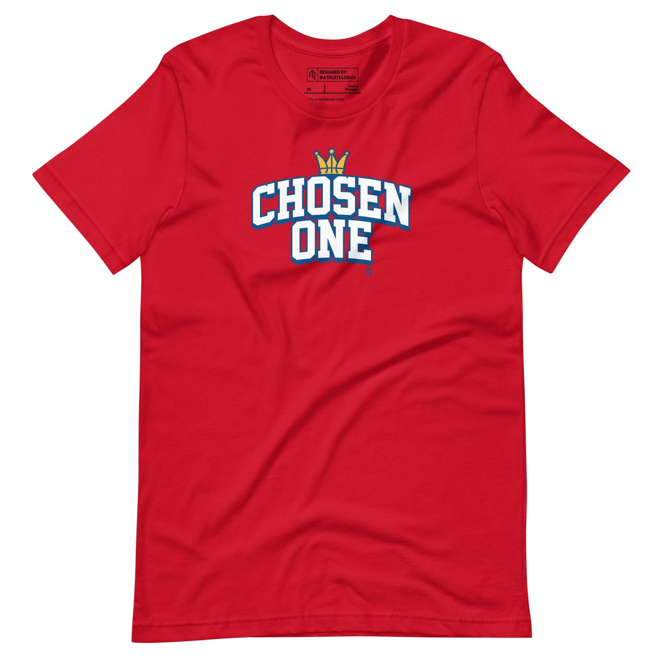 Athlete Logos Adult Philadelphia Lebron James "Chosen One" T-Shirt