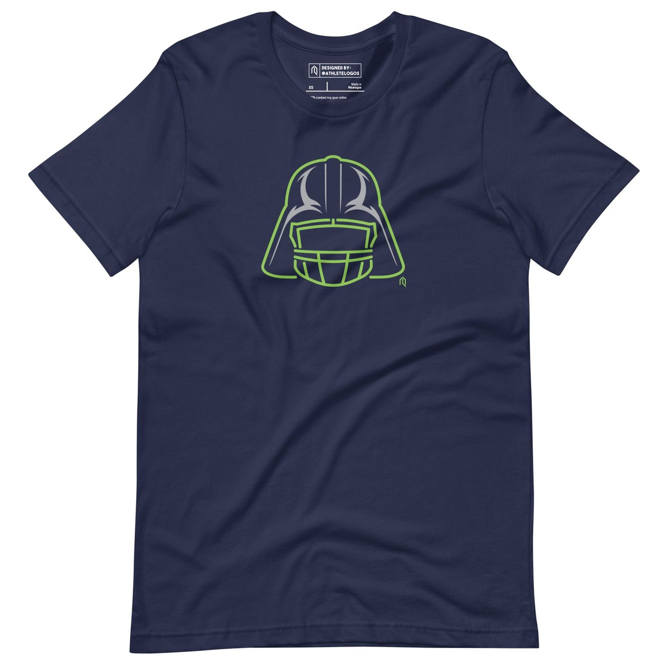 Athlete Logos Adult Seattle Seahawks Darkside T-Shirt