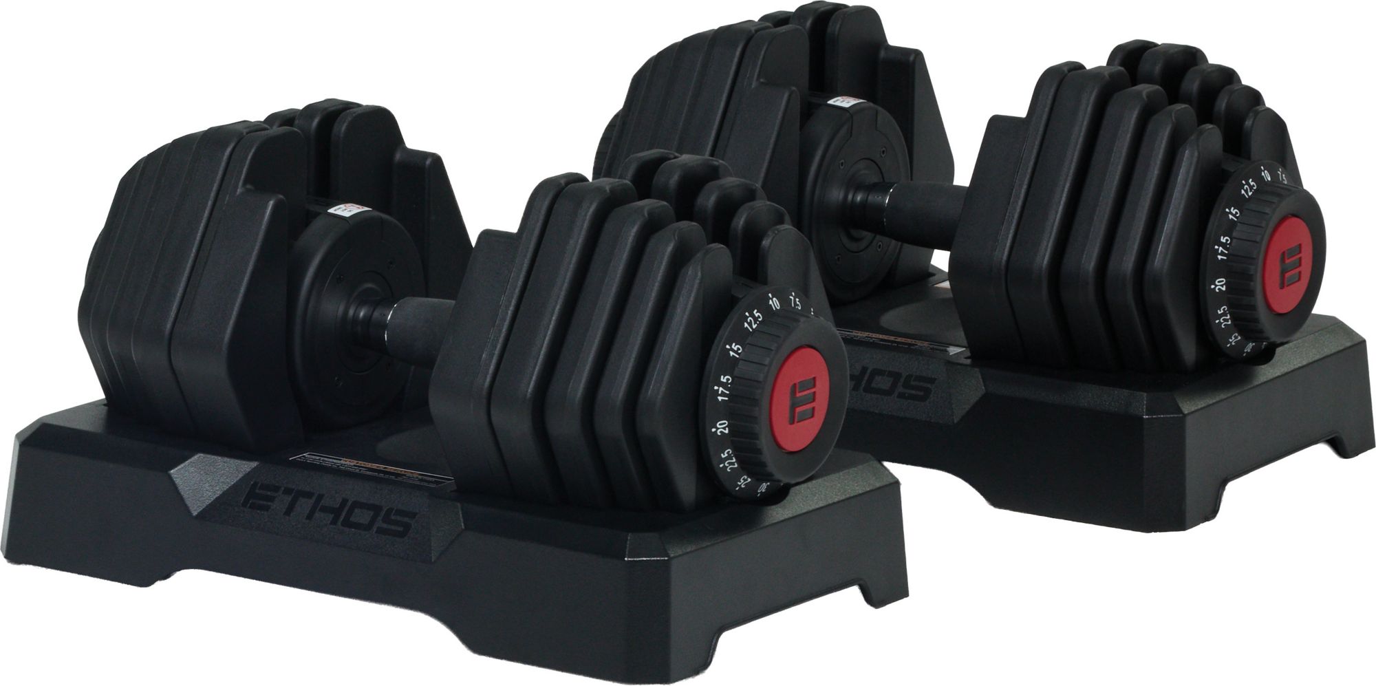 ETHOS Adjustable Dumbbell (5-52.5 lbs) – Pair