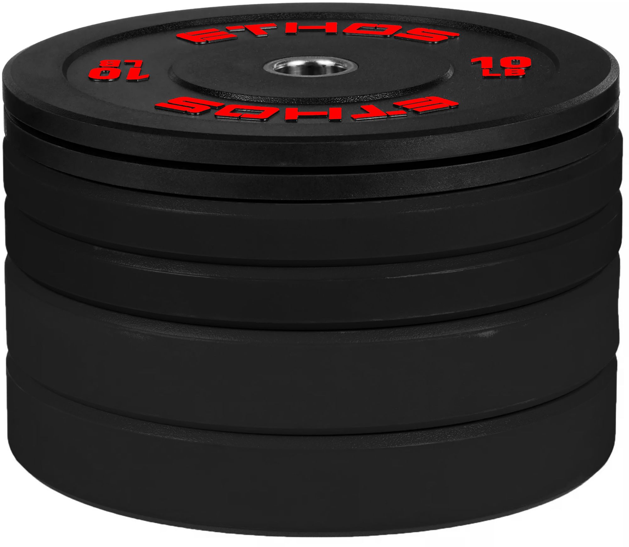 ETHOS 160 lb. Olympic Rubber Bumper Plate Set