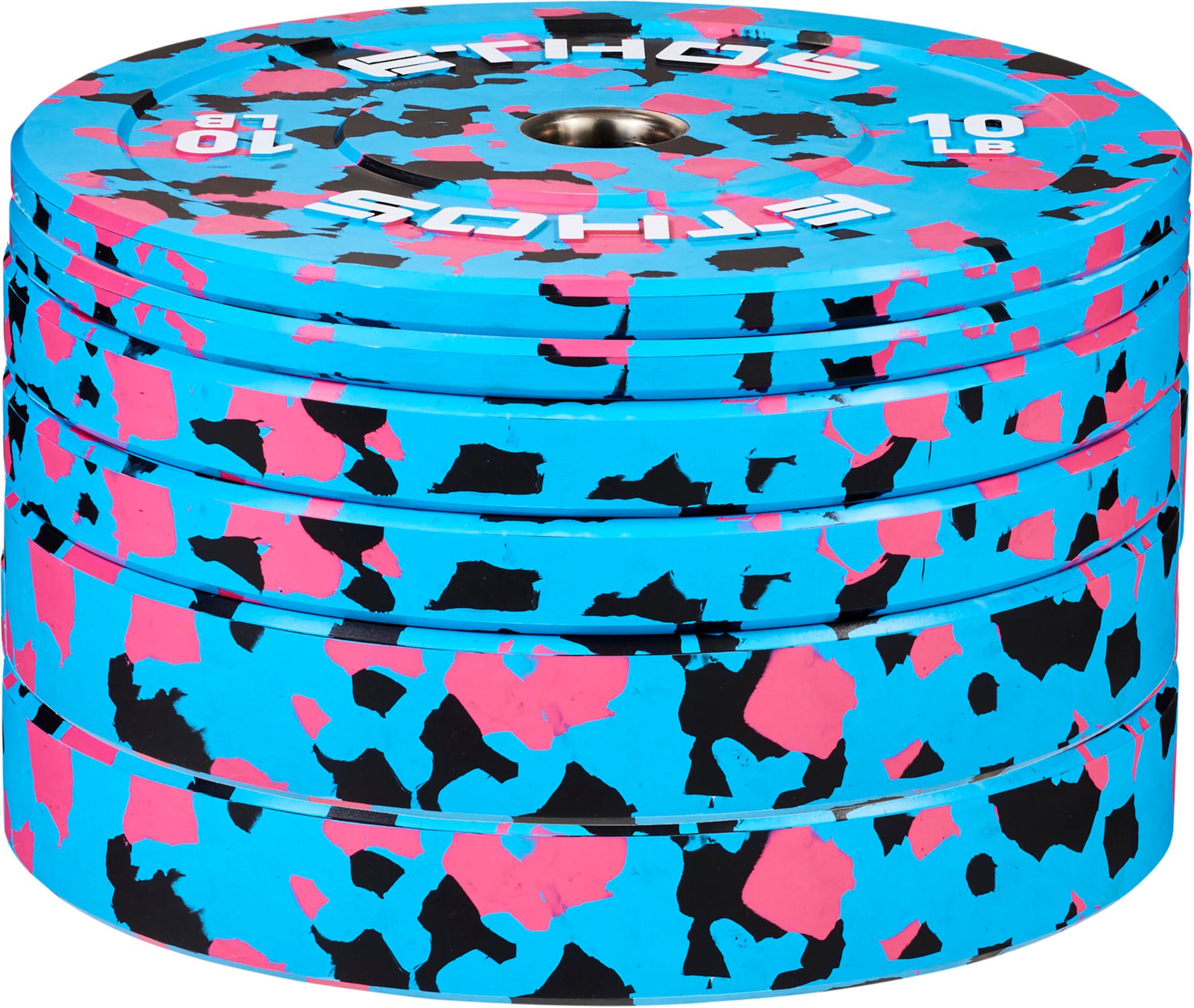 ETHOS 160 lb. Olympic Rubber Bumper Plate Set