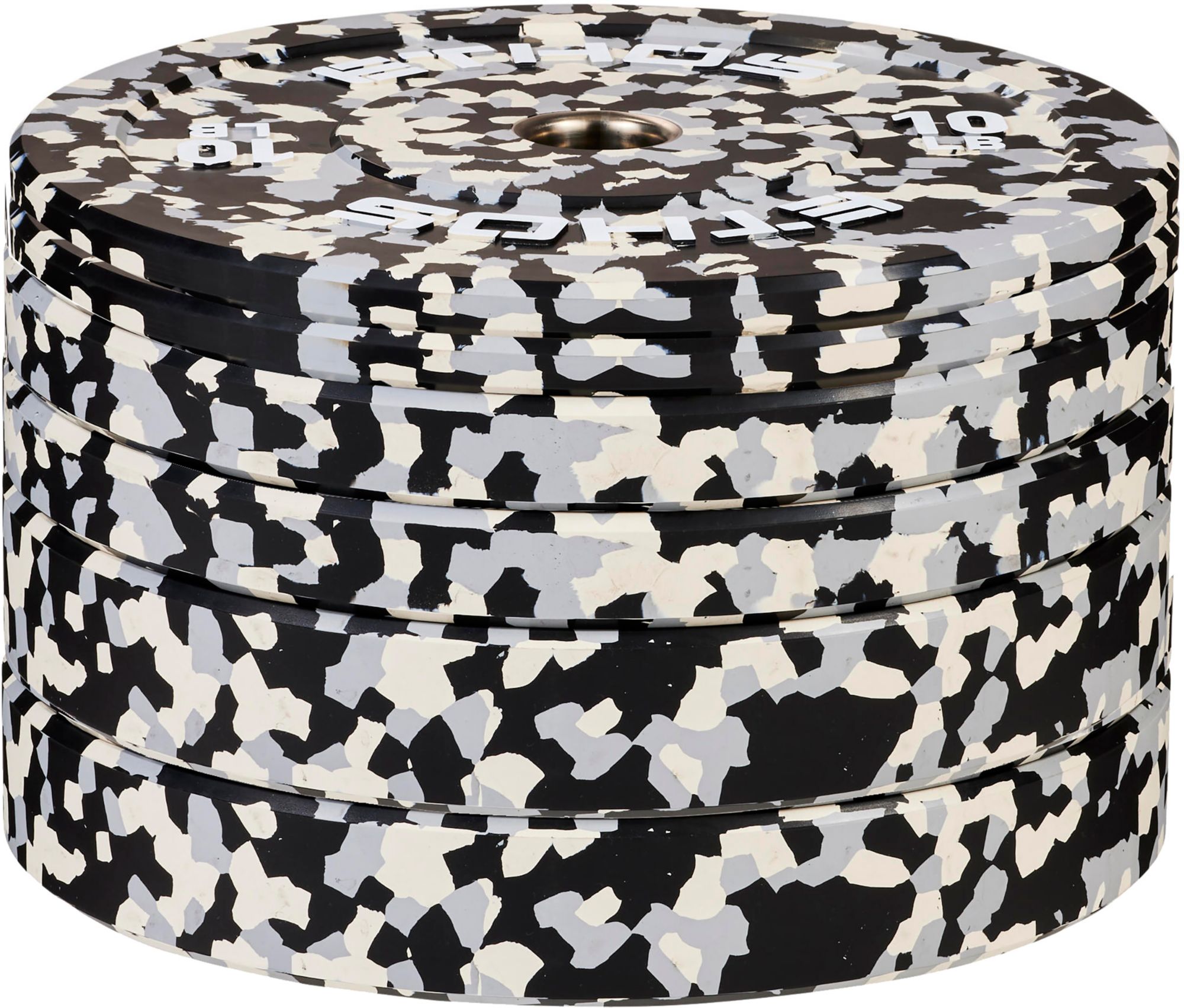 ETHOS 160 lb. Olympic Rubber Bumper Plate Set