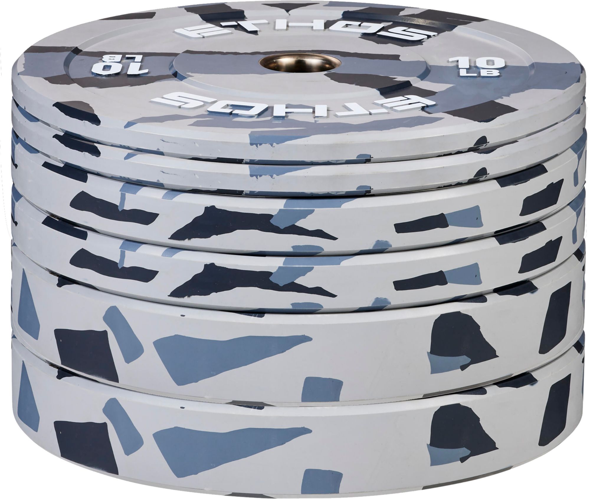 ETHOS 160 lb. Olympic Rubber Bumper Plate Set