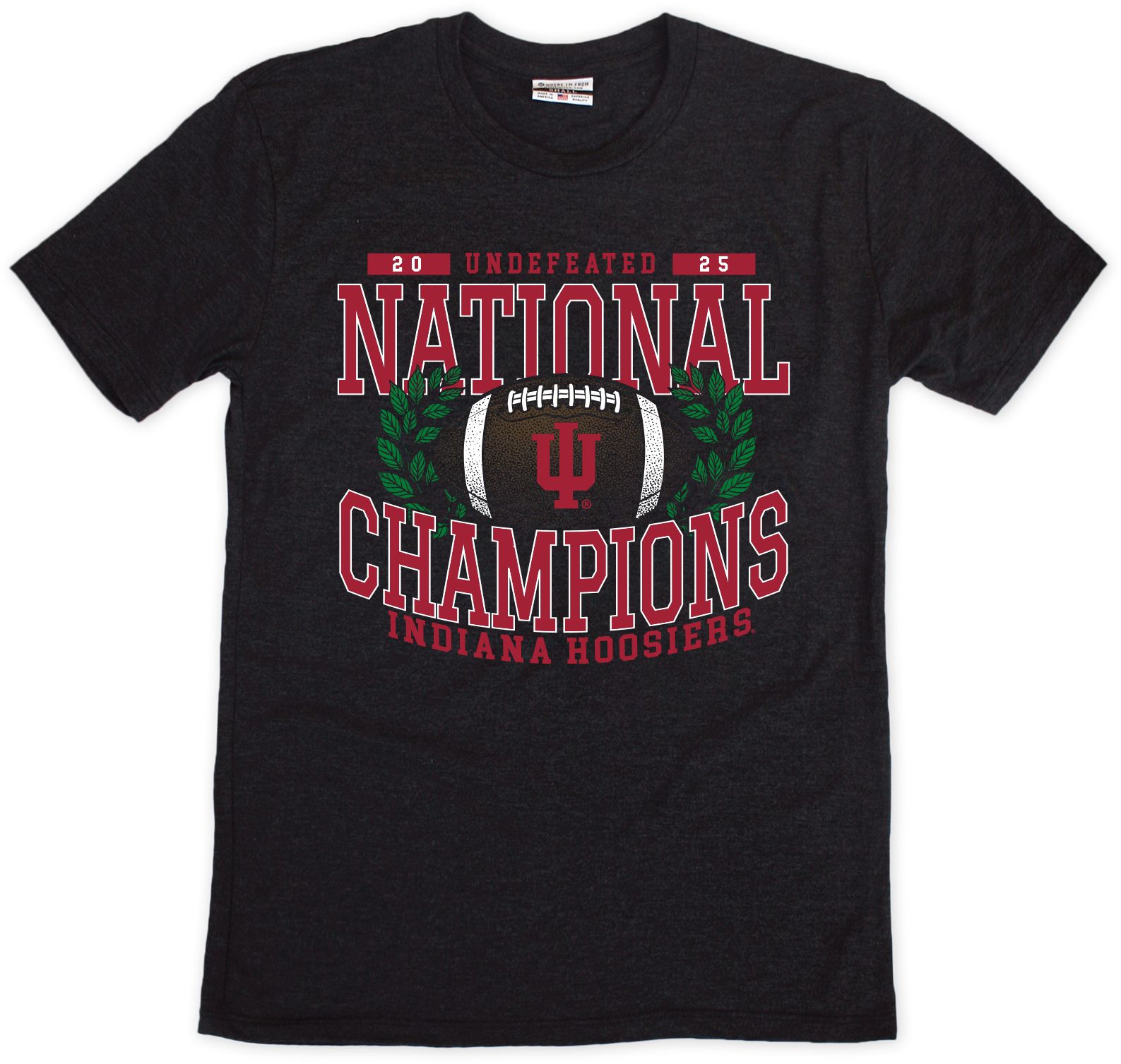Where I'm From Adult Indiana Hoosiers Undefeated 2025-26 CFP National Champions T-Shirt