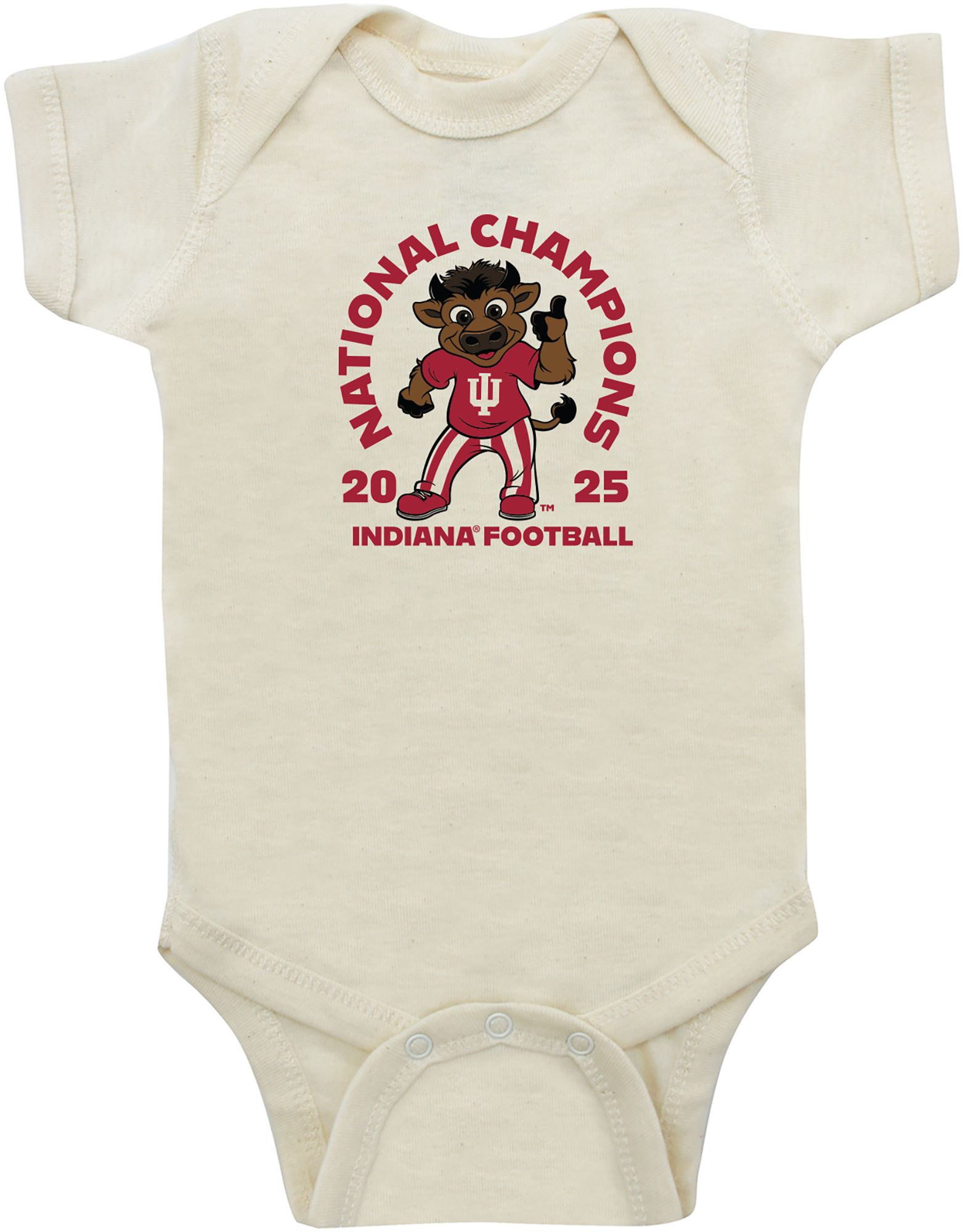 Where I'm From Infant Indiana Hoosiers Crimson Chsmps Onesie