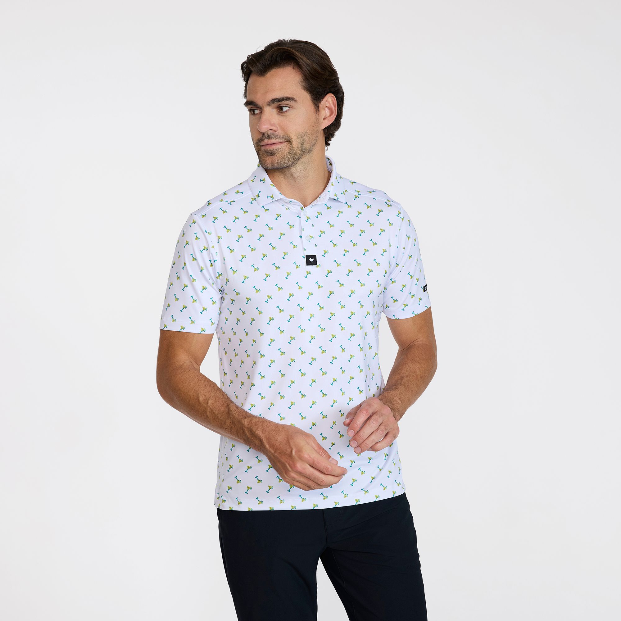 Bad Birdie Men's Paging Dr. Marg Core Performance Golf Polo