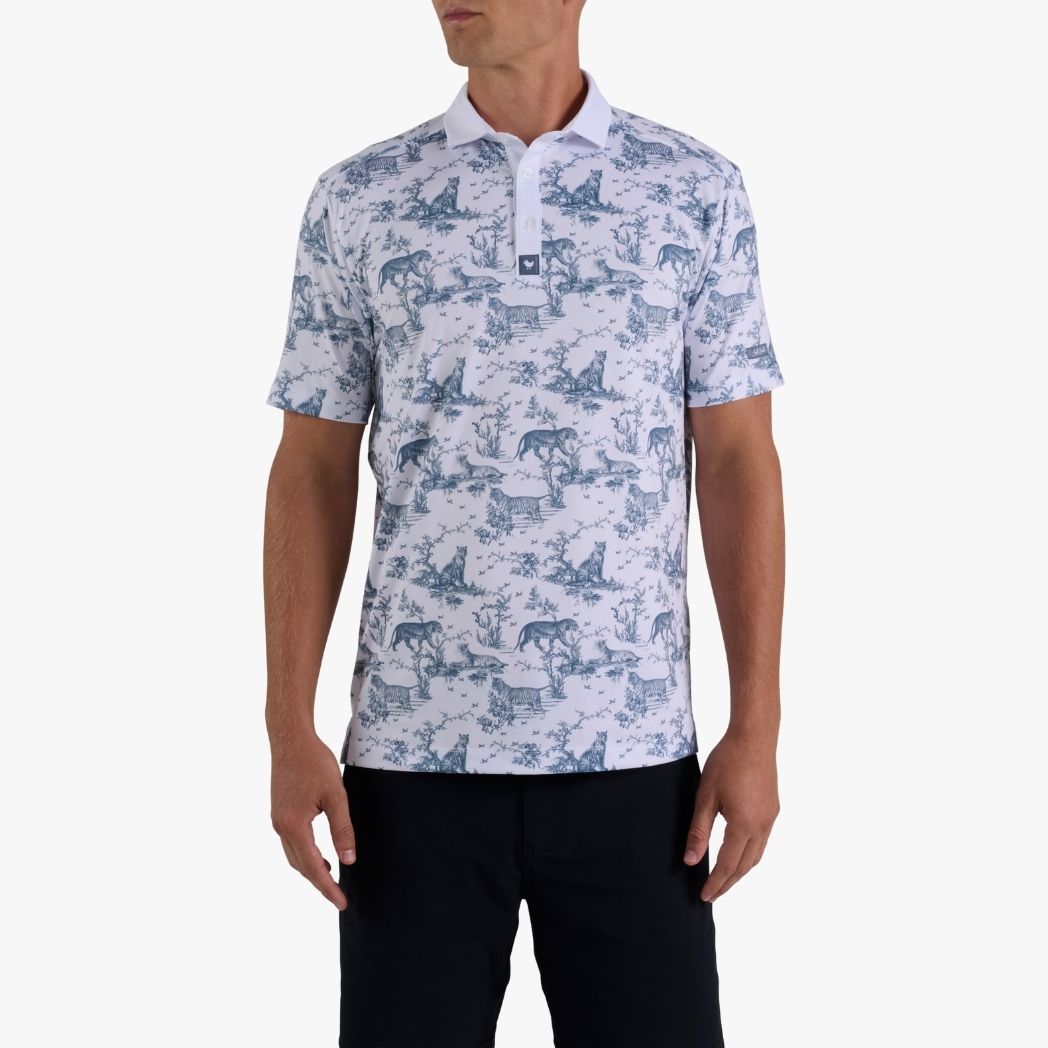 Bad Birdie Men's Prowl King Core Performance Golf Polo