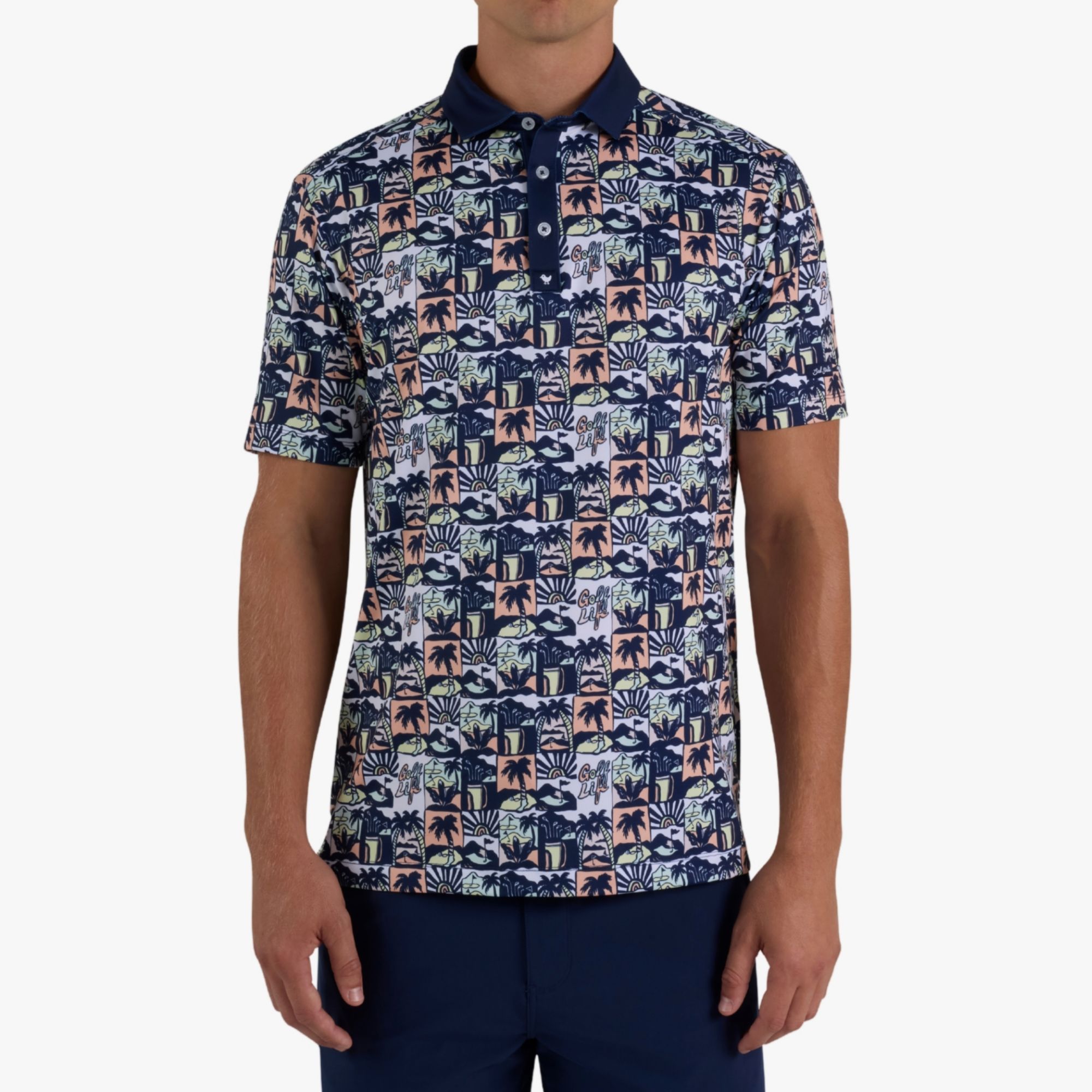 Bad Birdie Men's Golf, Please Core Performance Golf Polo