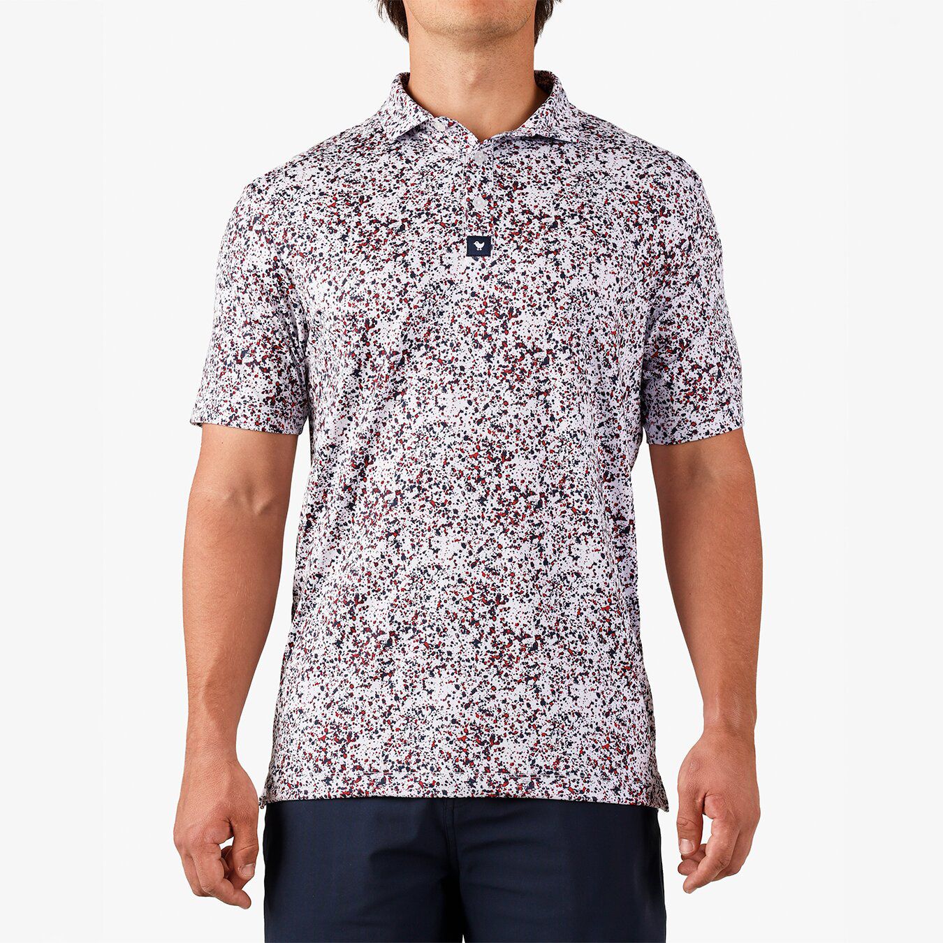 Bad Birdie Men's USA Core Performance Golf Polo