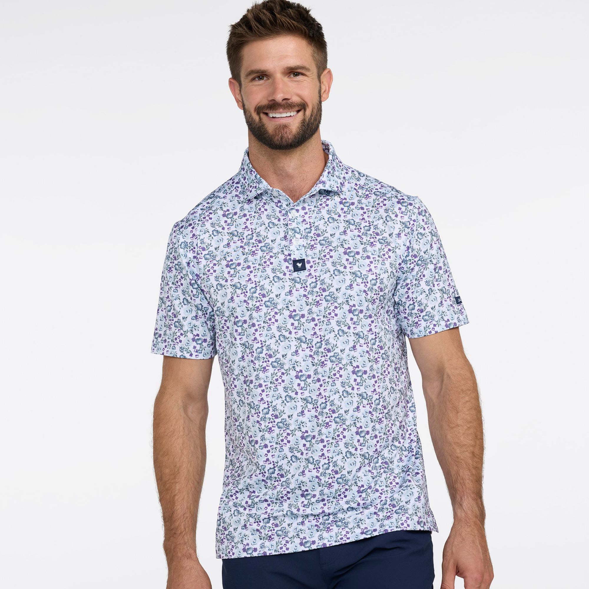 Bad Birdie Men's Lush Out Core Performance Golf Polo