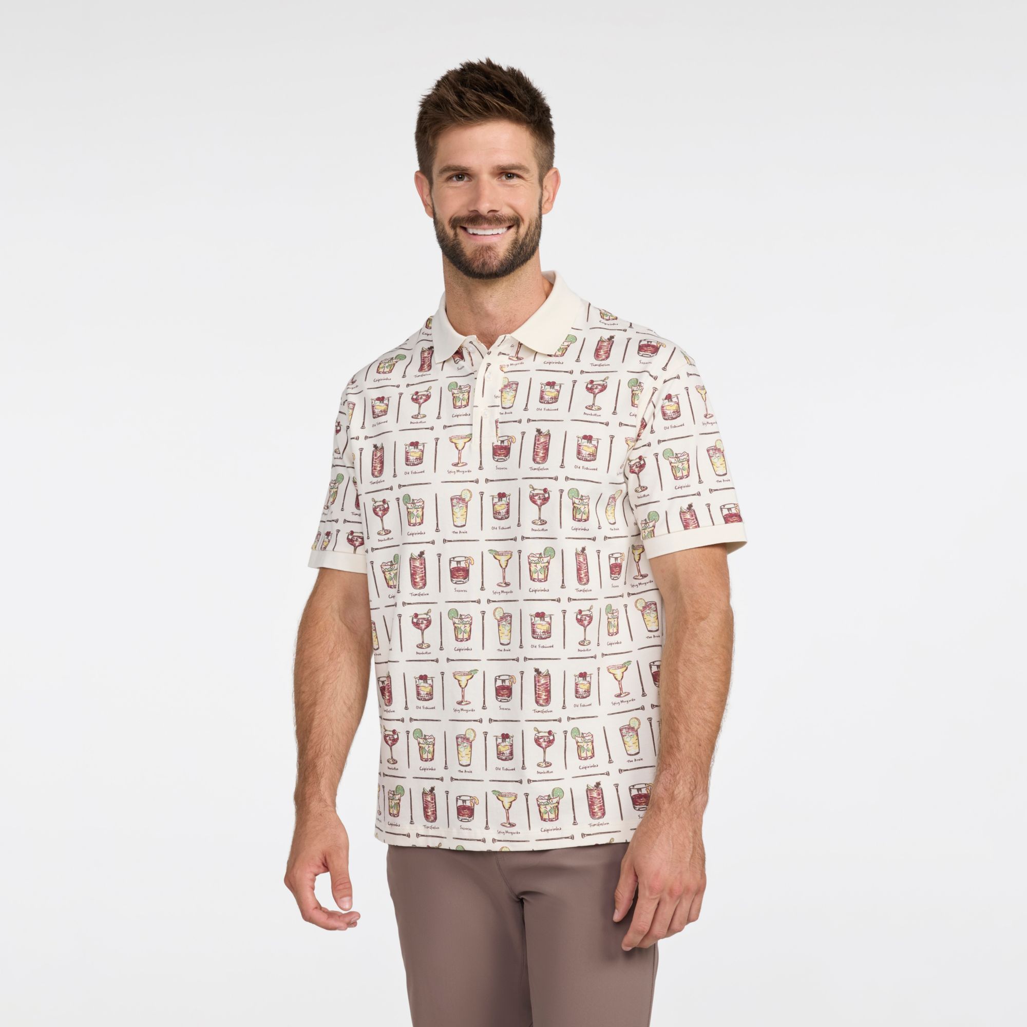 Bad Birdie Men's Hey Bartender Golf Polo
