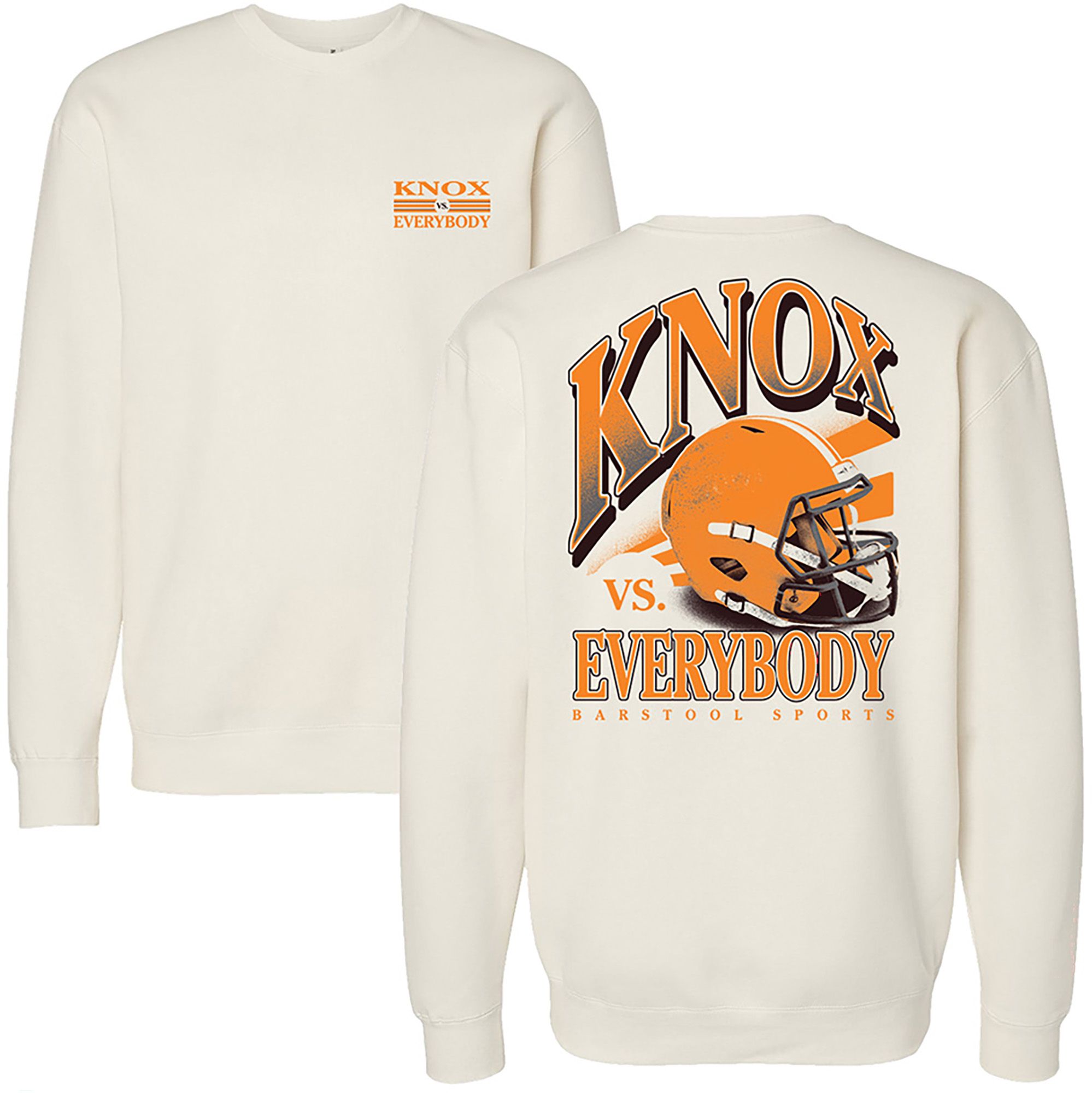 Barstool Sports Adult Knoxville vs Everybody Crewneck Sweatshirt