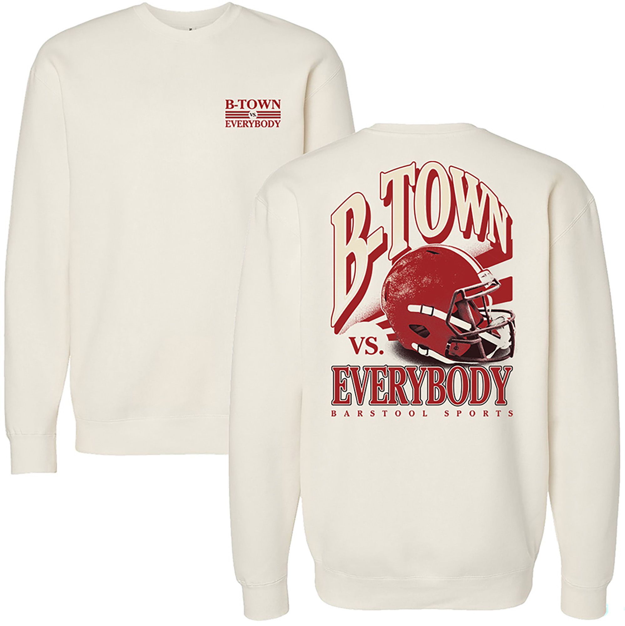 Barstool Sports Adult Bloomington vs Everybody Crewneck Sweatshirt