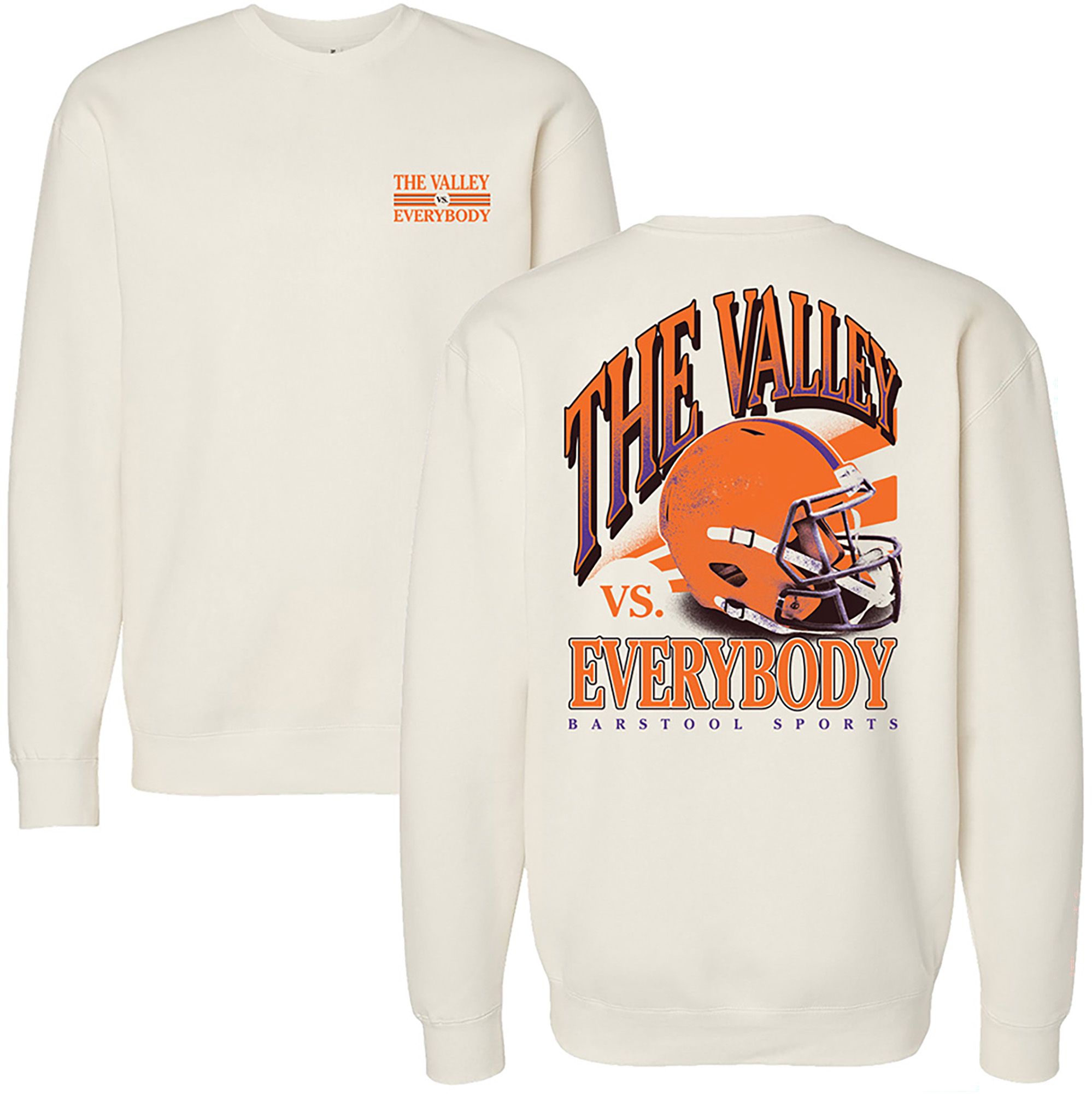 Barstool Sports Adult Clemson vs Everybody Crewneck Sweatshirt