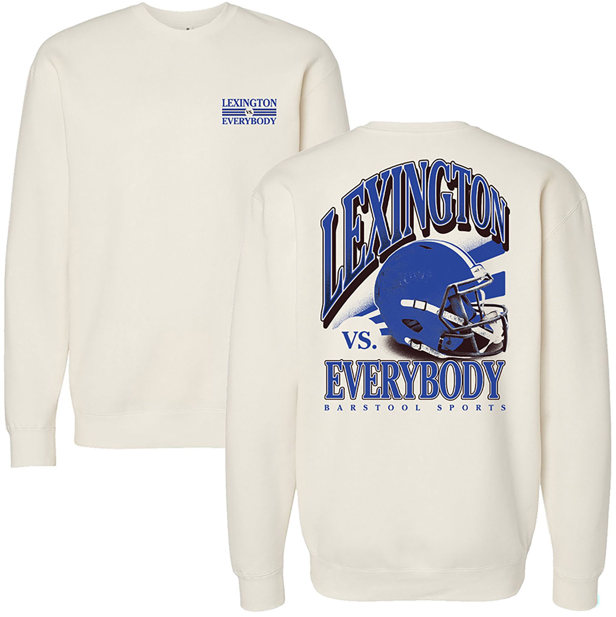 Barstool Sports Adult Lexington vs Everybody Crewneck Sweatshirt