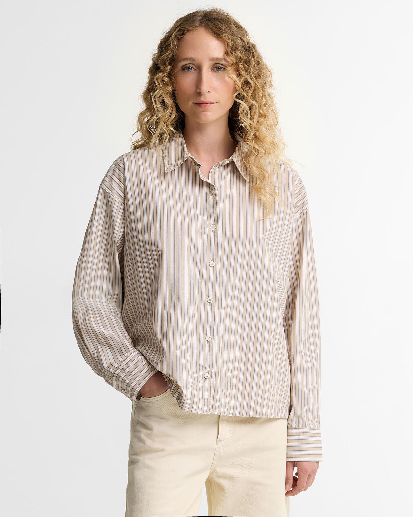 Warm Trench Stripe