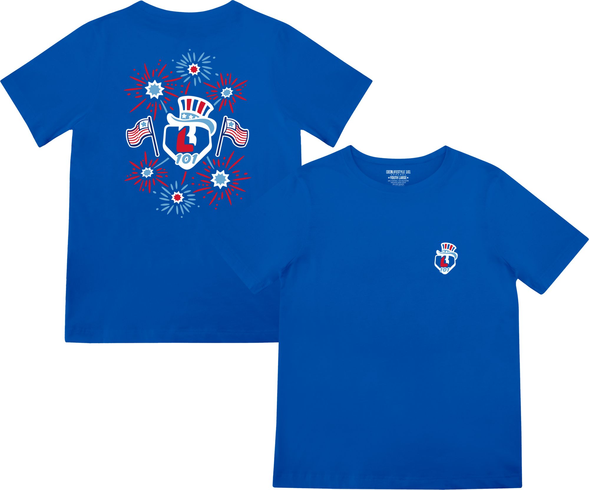 Baseball Lifestyle 101 Boys' Firework T-Shirt