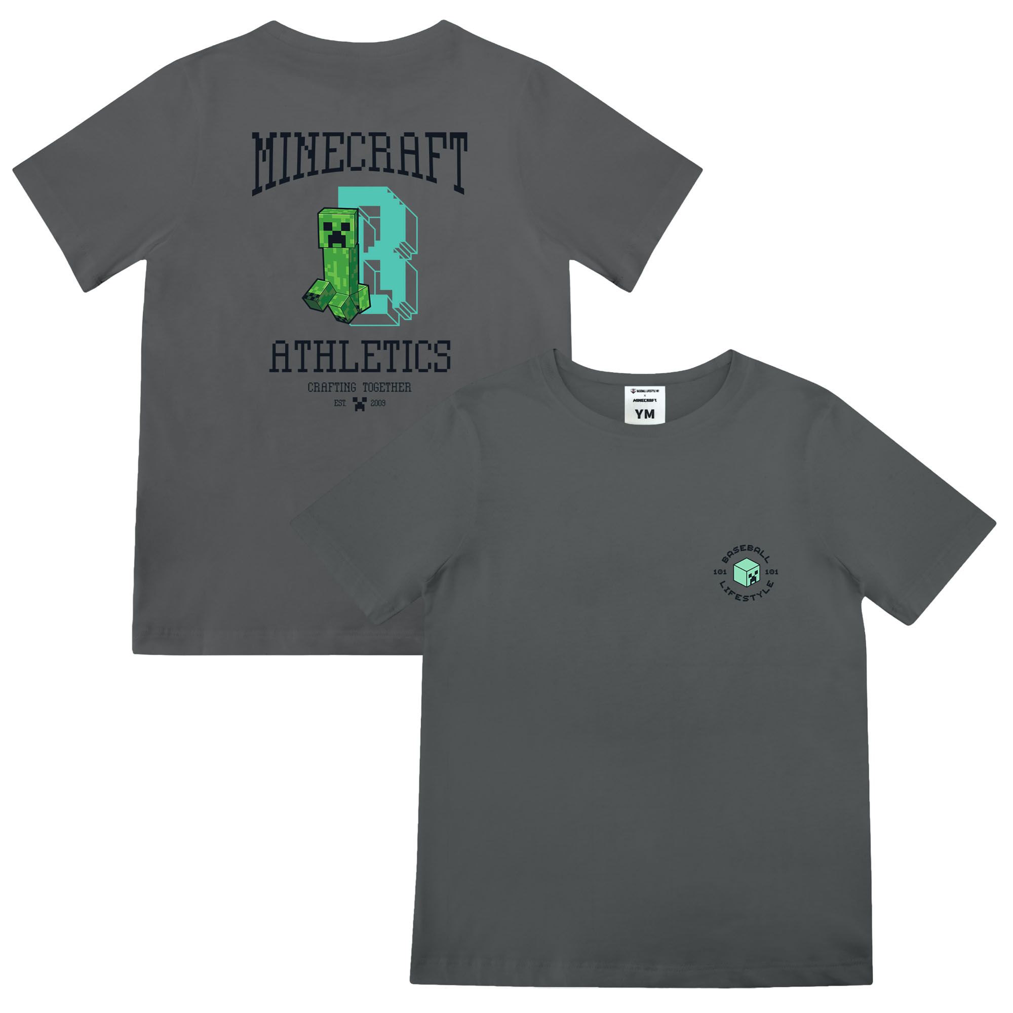 Baseball Lifestyle 101 x Minecraft Boys' Athletics T-Shirt