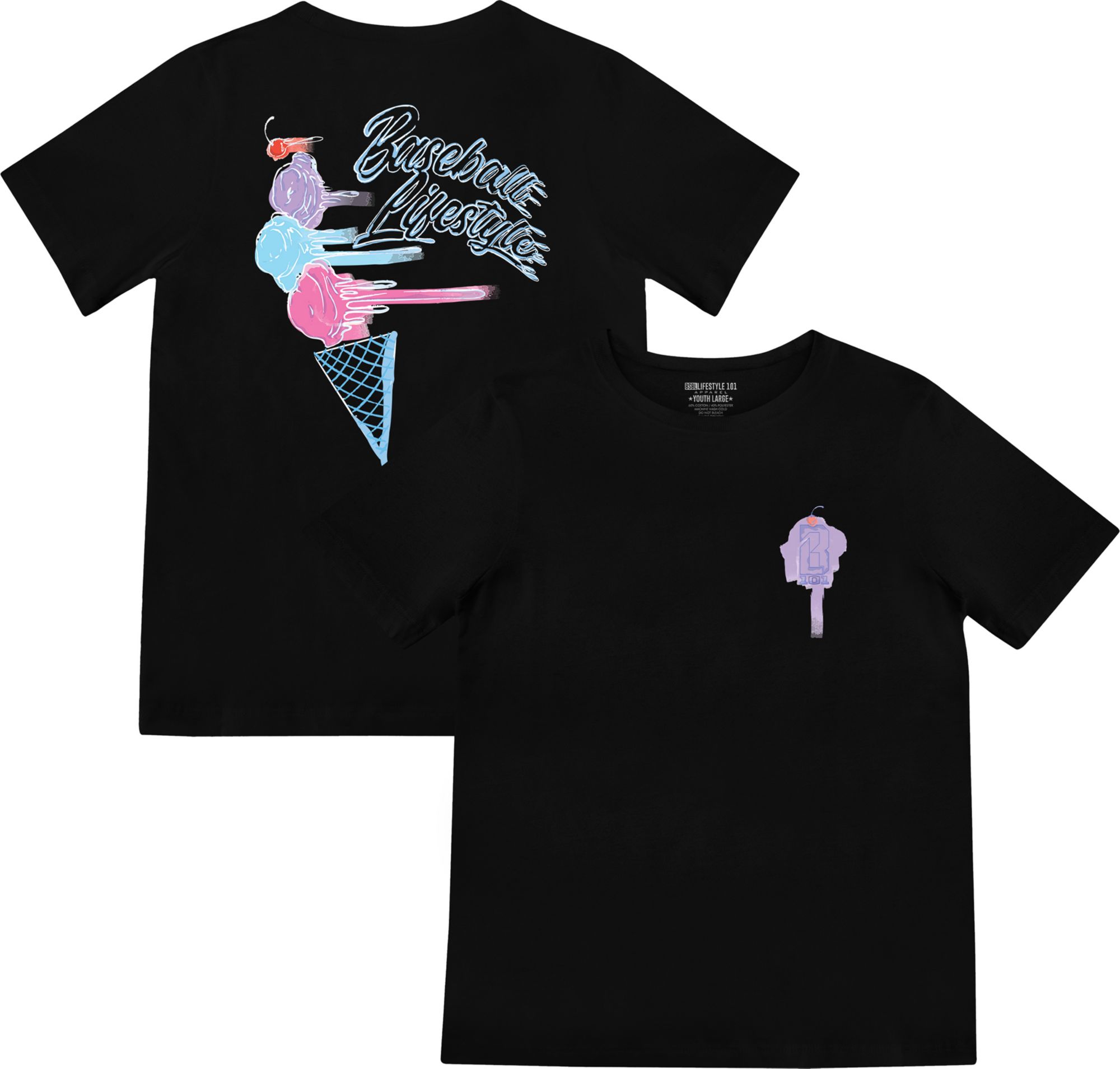 Baseball Lifestyle 101 Boys' Fastball Scoops T-Shirt