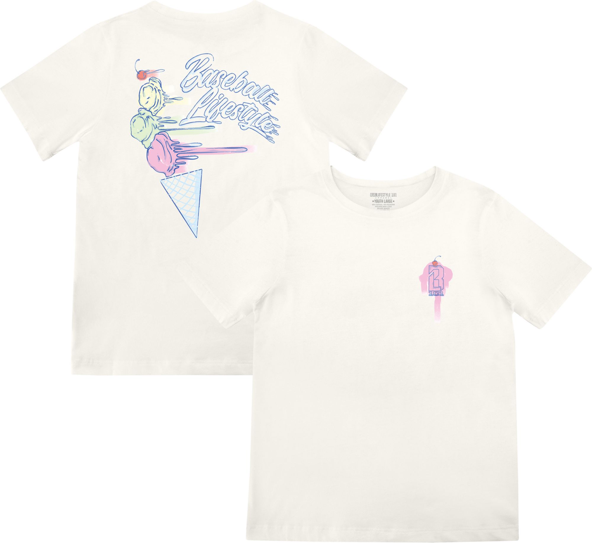 Baseball Lifestyle 101 Boys' Fastball Scoops T-Shirt