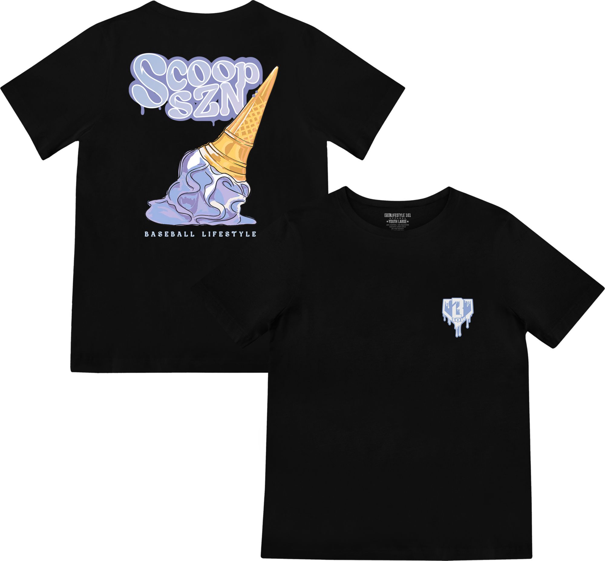 Baseball Lifestyle 101 Boys' Scoop Dreams T-Shirt
