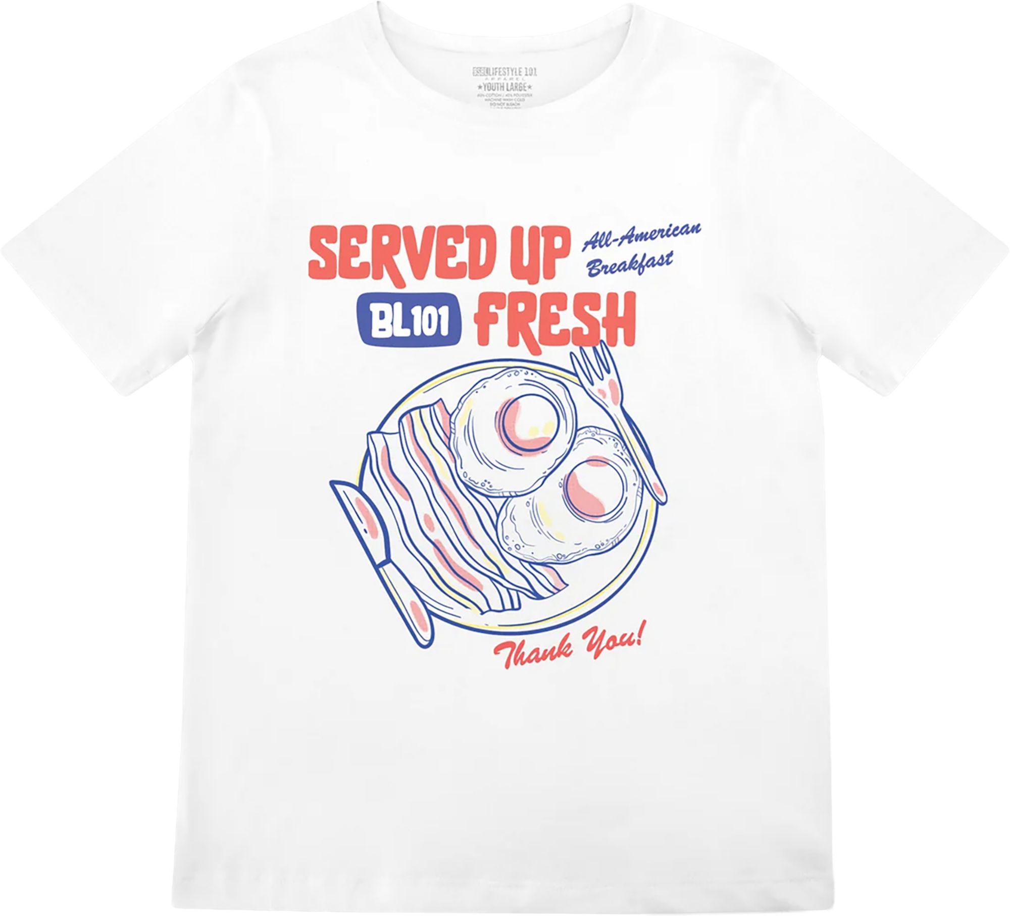 Baseball Lifestyle 101 Boys' Served Fresh T-Shirt