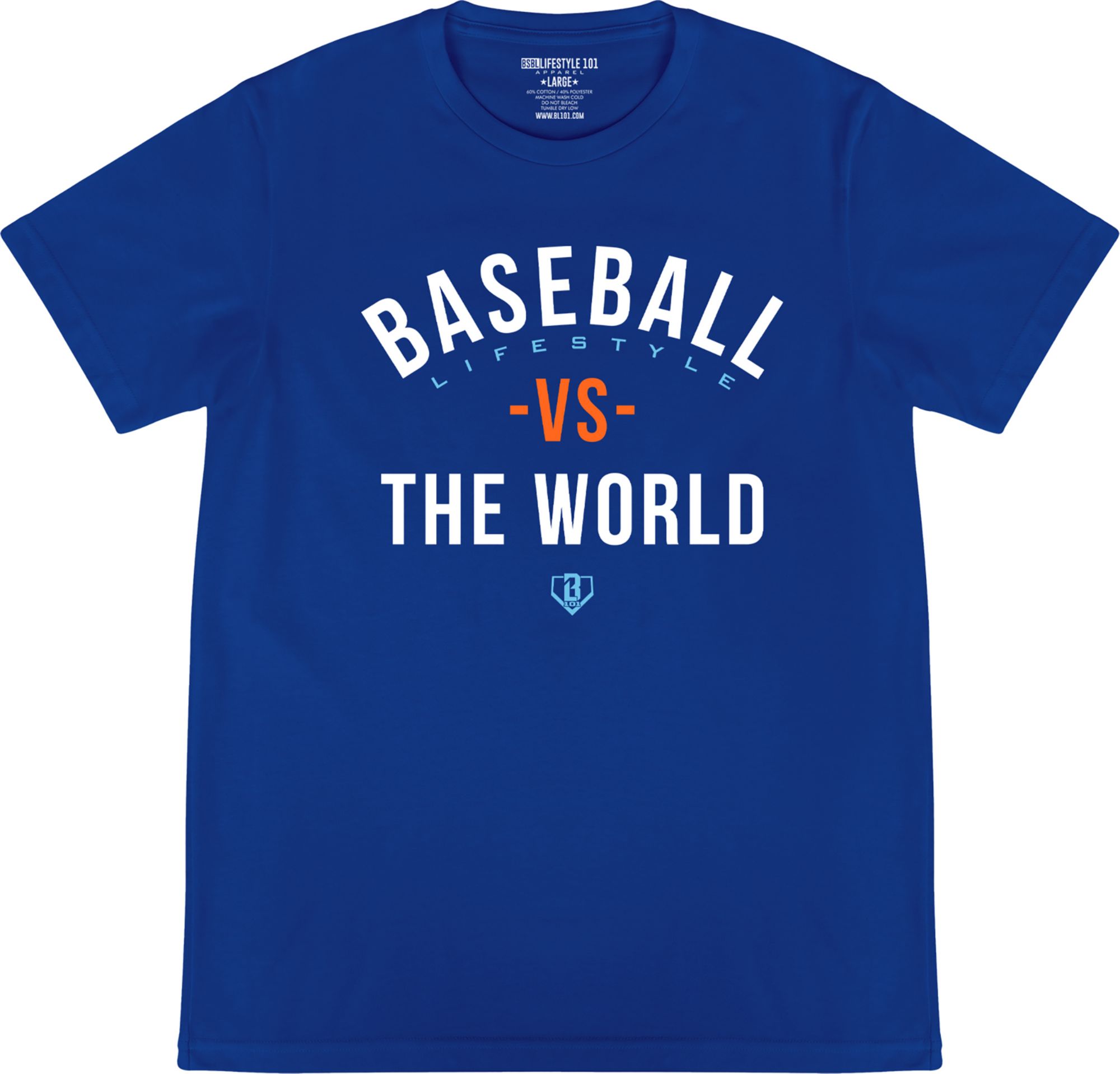 Baseball Lifestyle 101 Boys' Trash Talk BL101 vs. The World Shirt