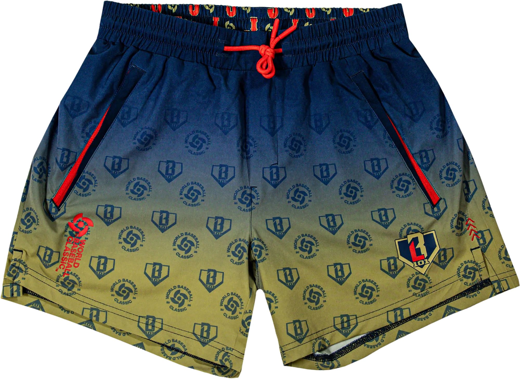 Baseball Lifestyle 101 Boys' 5" Japan WBC Pro Series Shorts w/ Liner