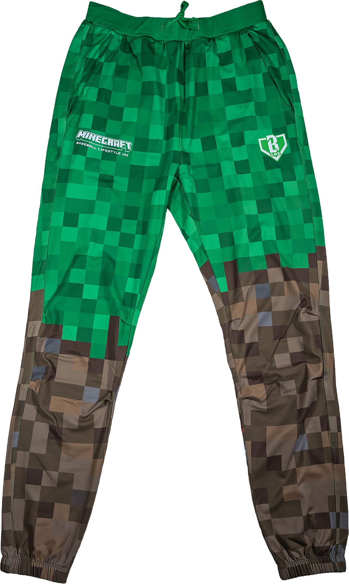 Baseball Lifestyle 101 x Minecraft Boys' Grass Block Pajama Pants